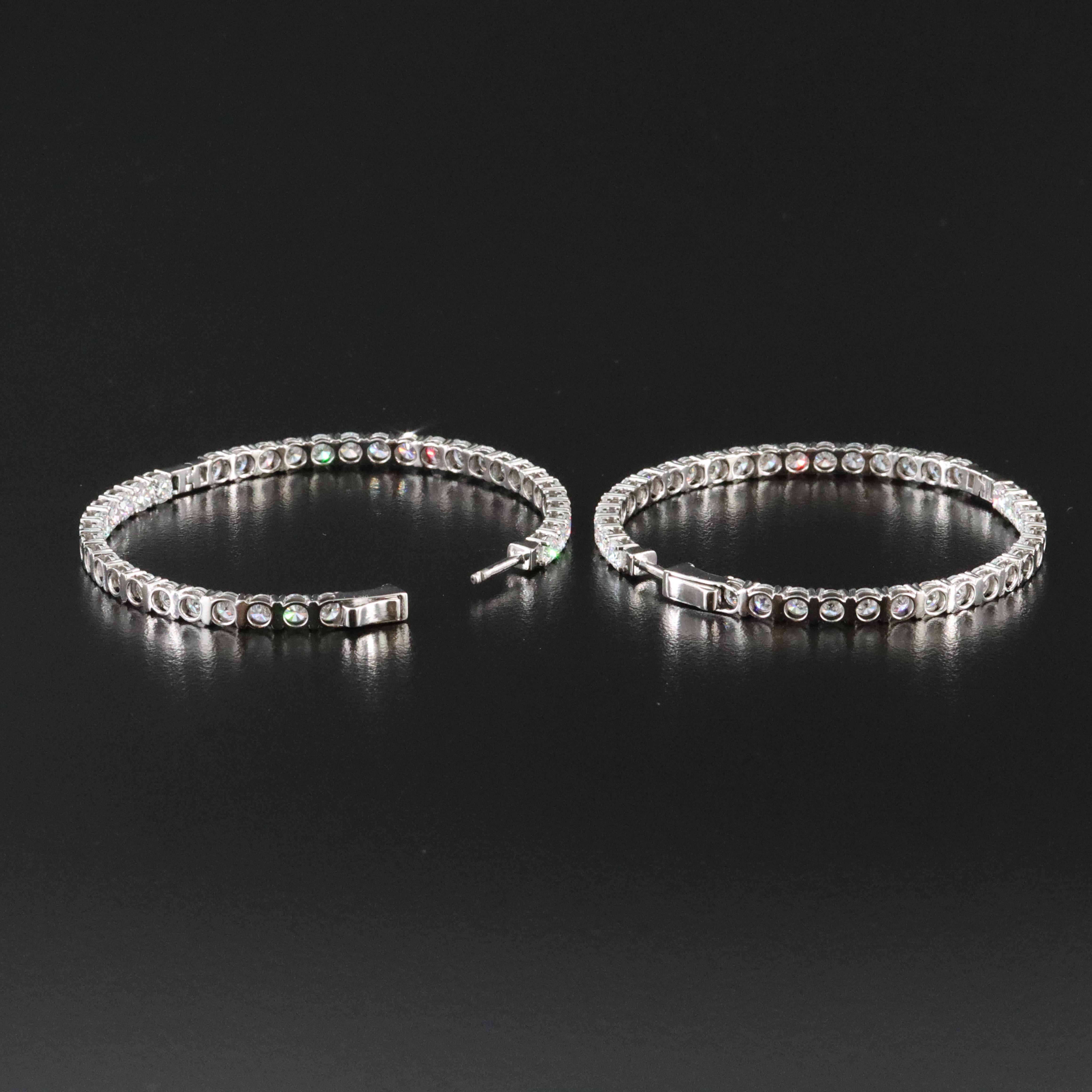 Platinum 12.75 CTW Lab Grown Diamond Inside Out Hoop Earrings