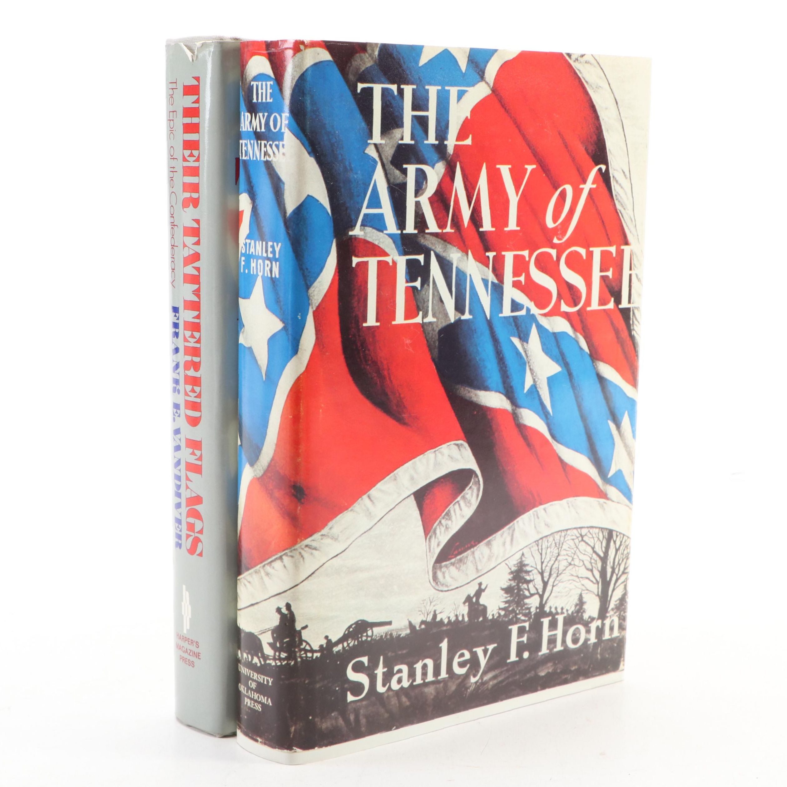 First Edition "Their Tattered Flags" by Frank E. Vandiver and More