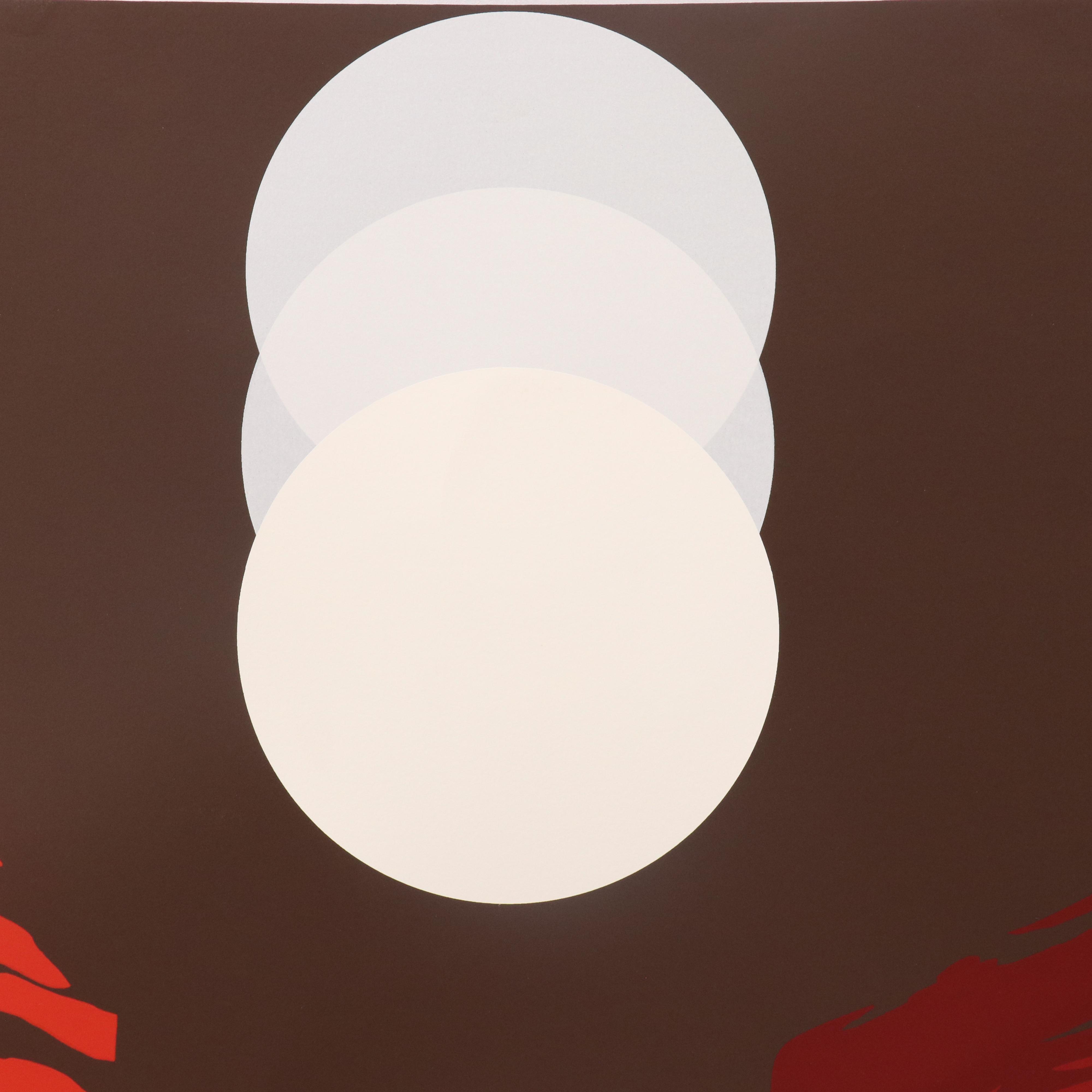 Thomas Whelan Benton Abstract Serigraph "Evolution Series – Red," 1981