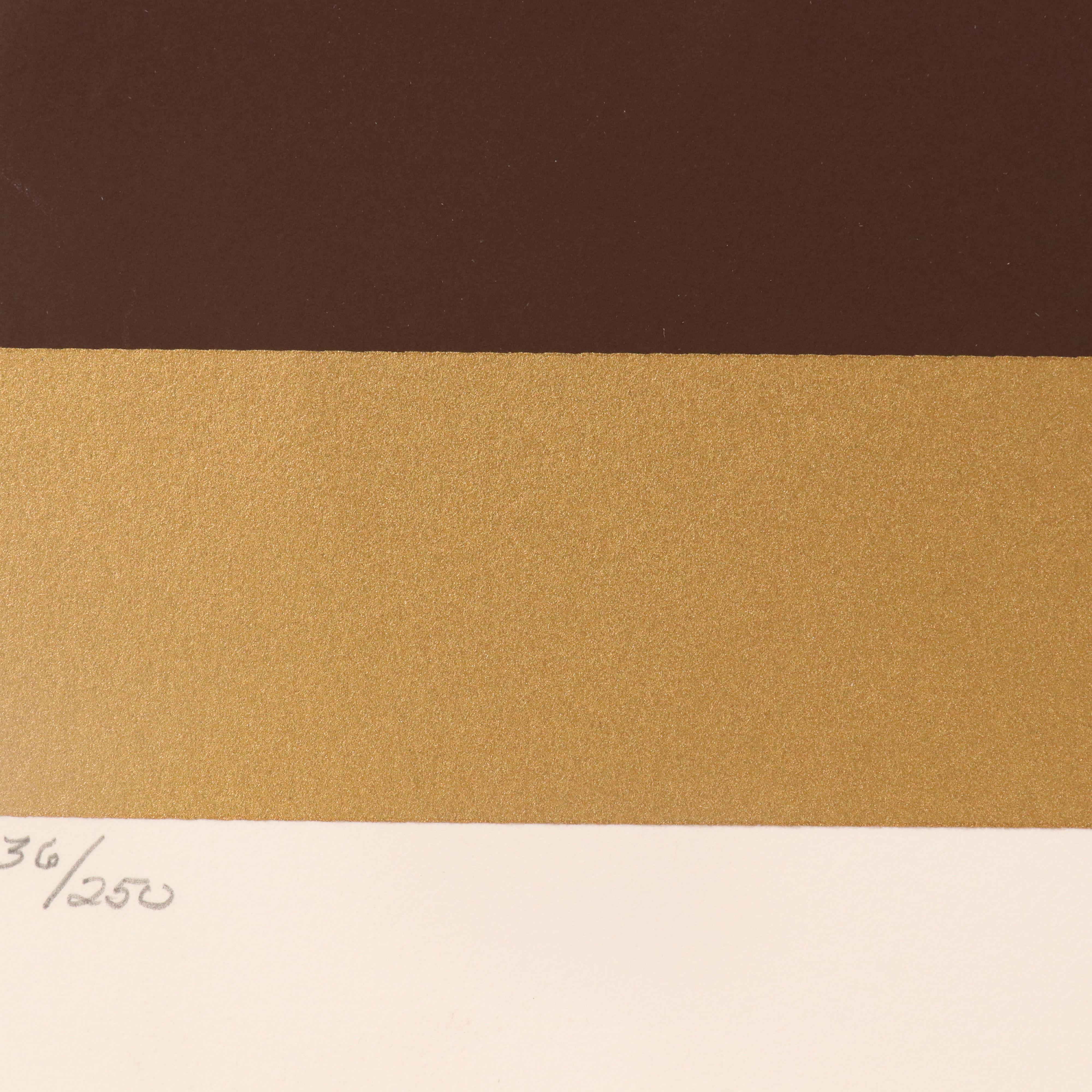 Thomas Whelan Benton Abstract Serigraph "Evolution Series – Red," 1981