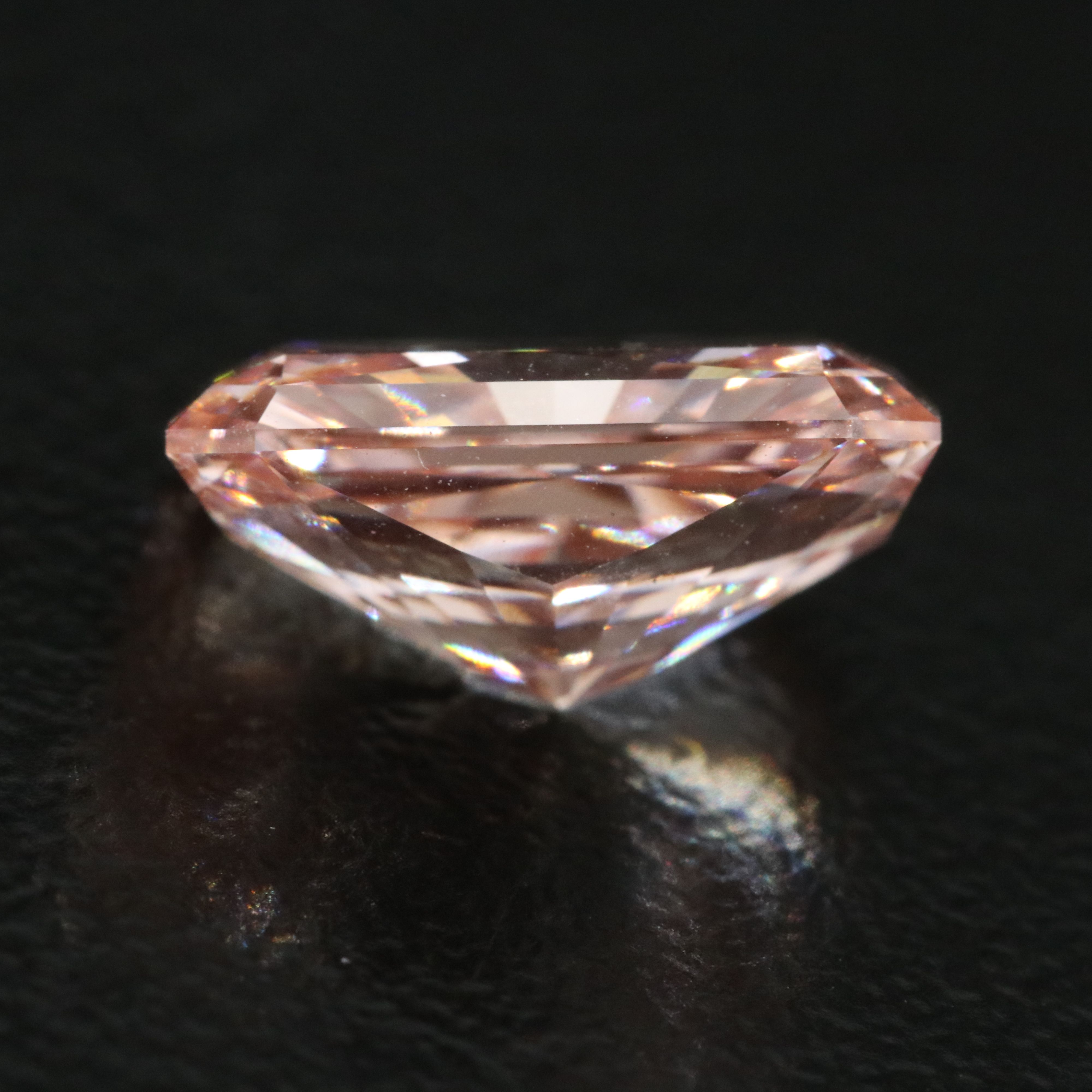 Loose 3.08 CT Lab Grown Fancy Pink Diamond with IGI Report