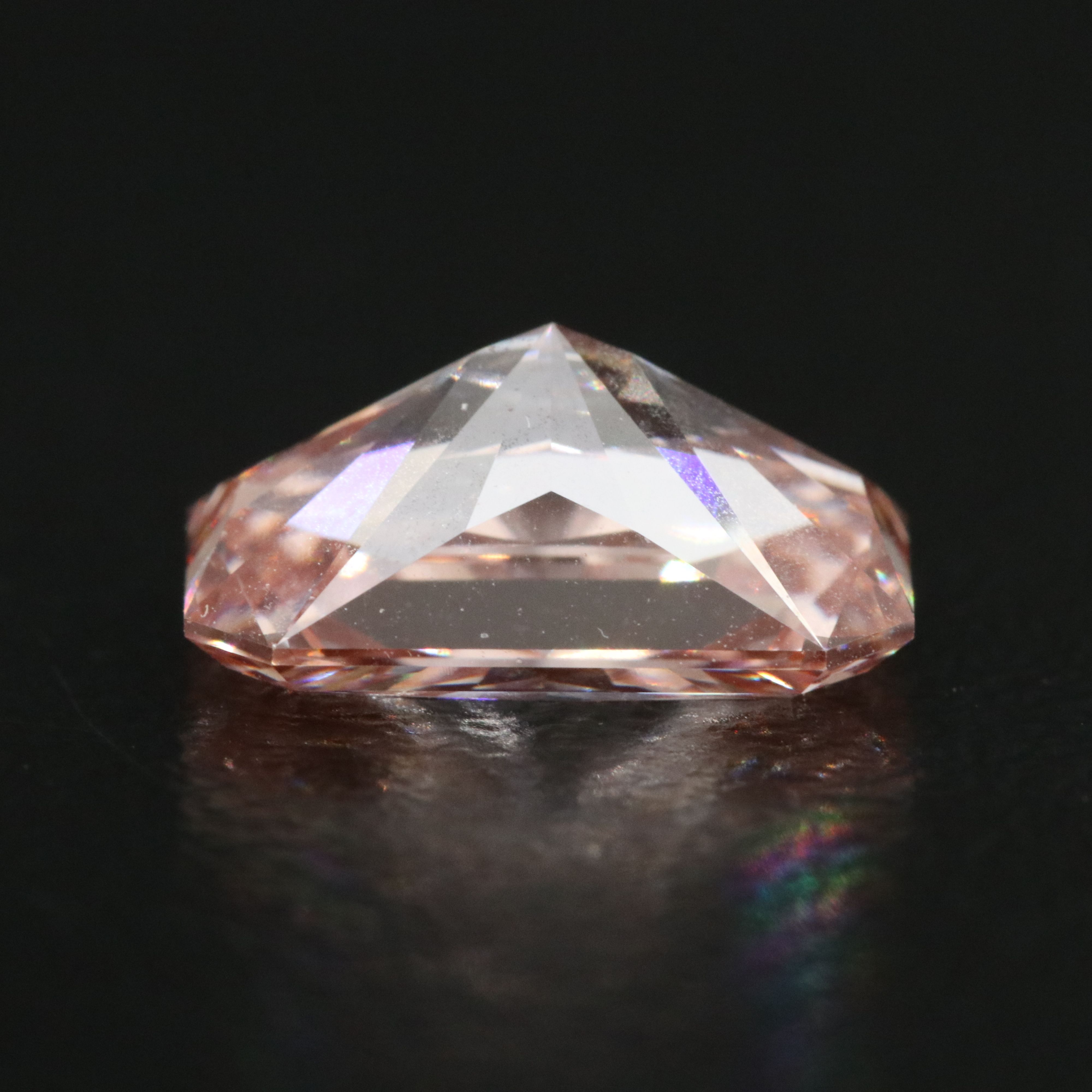 Loose 3.08 CT Lab Grown Fancy Pink Diamond with IGI Report