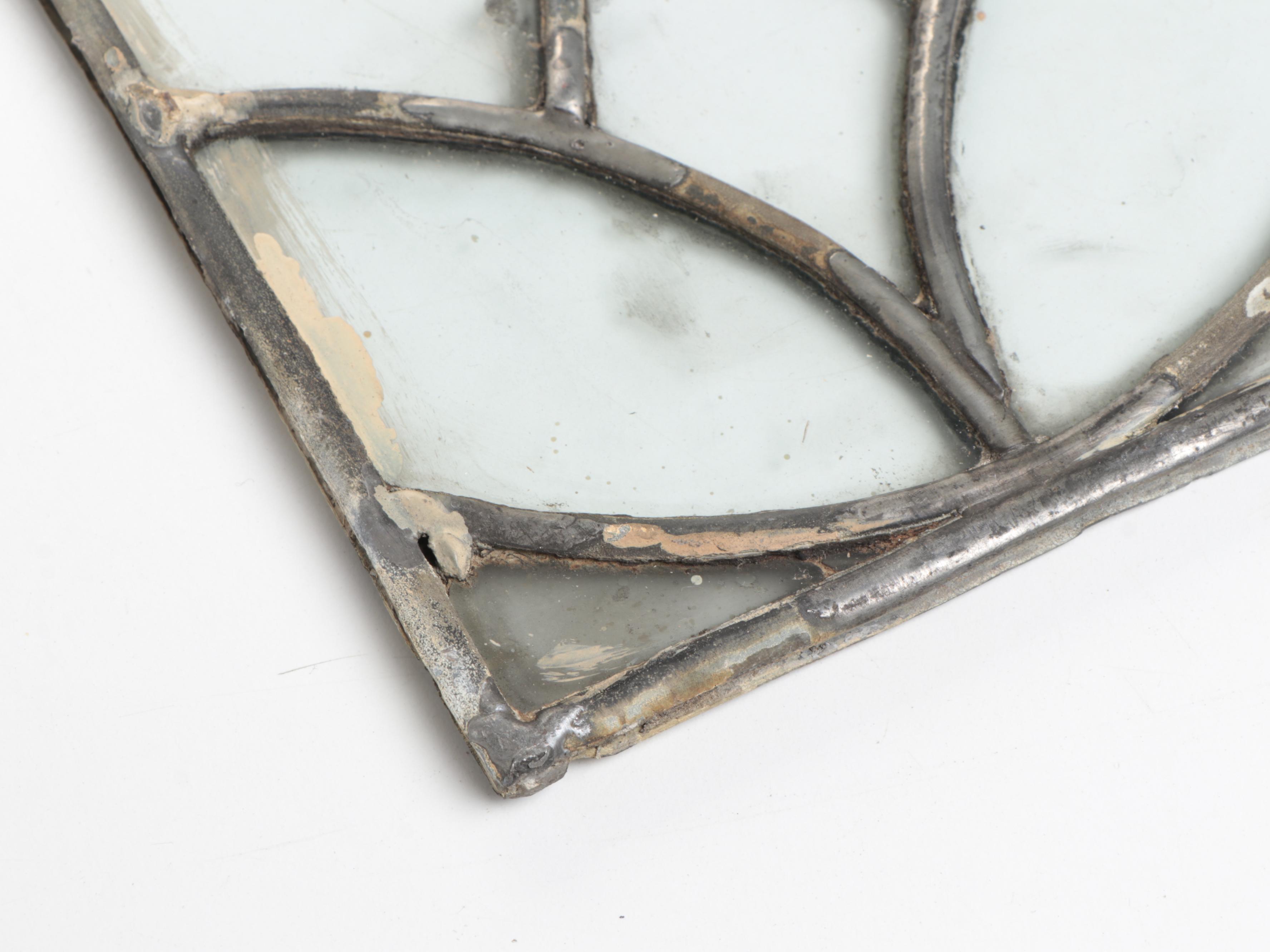 Beveled Metal and Glass Window