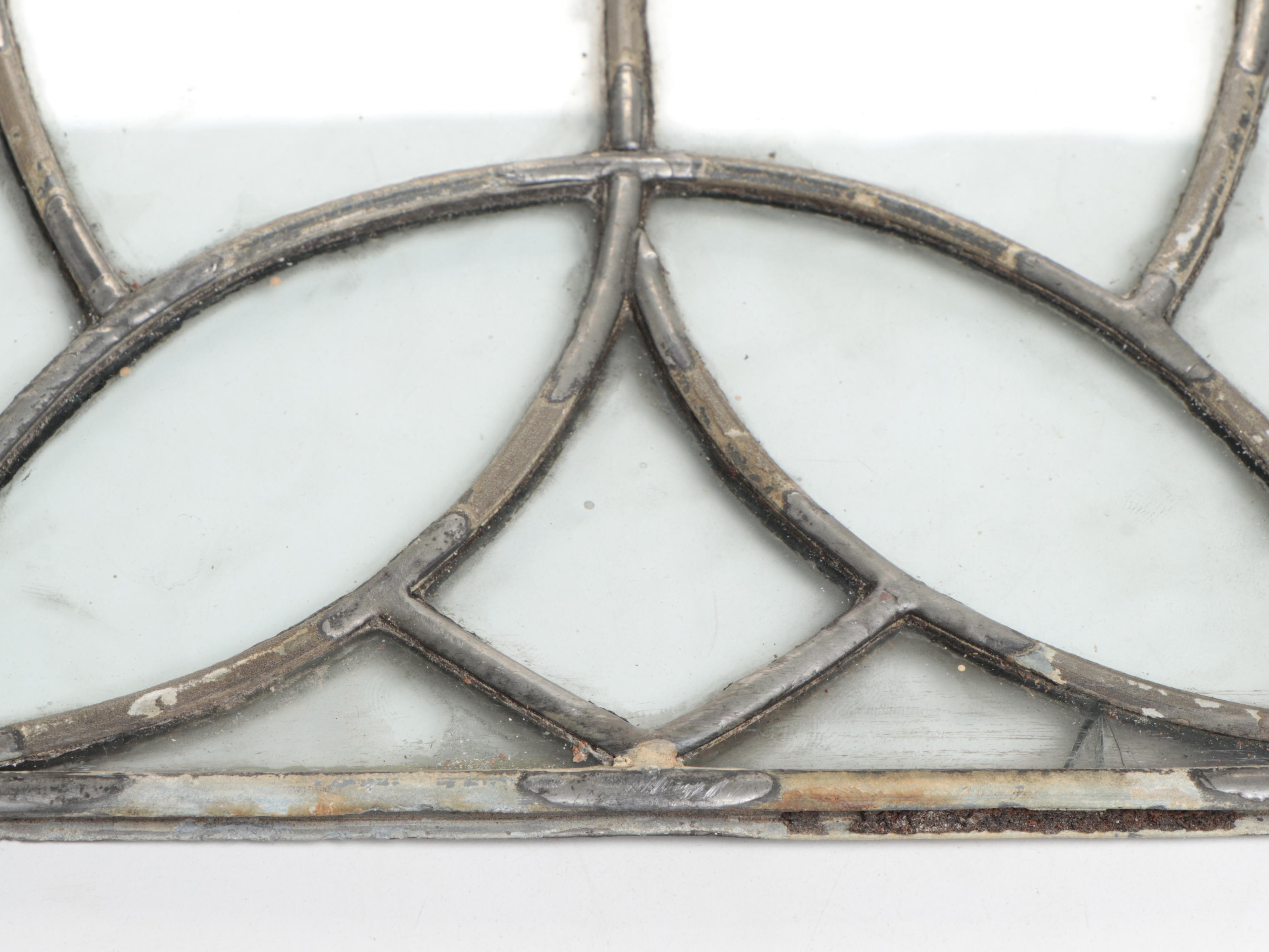 Beveled Metal and Glass Window