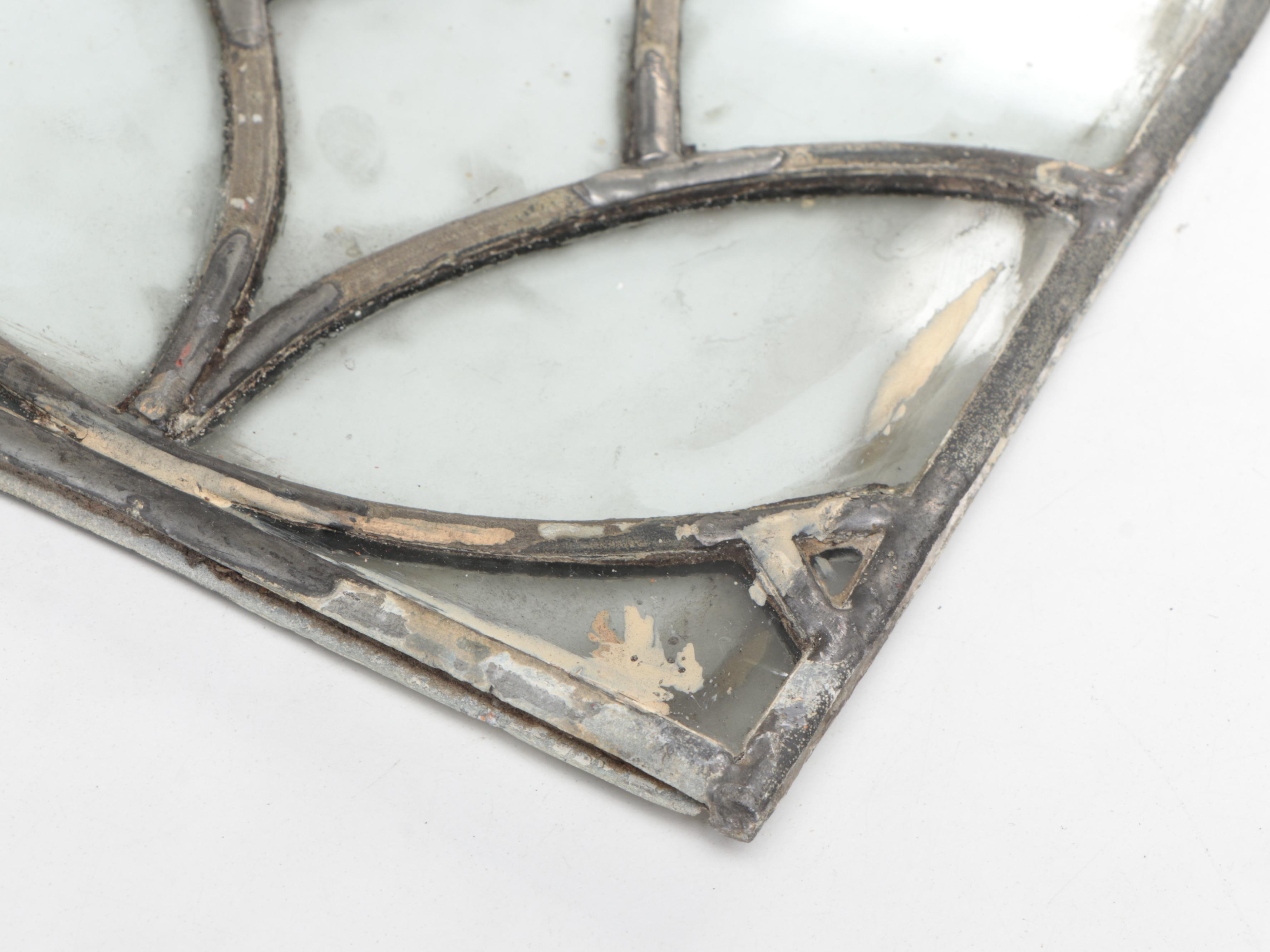 Beveled Metal and Glass Window