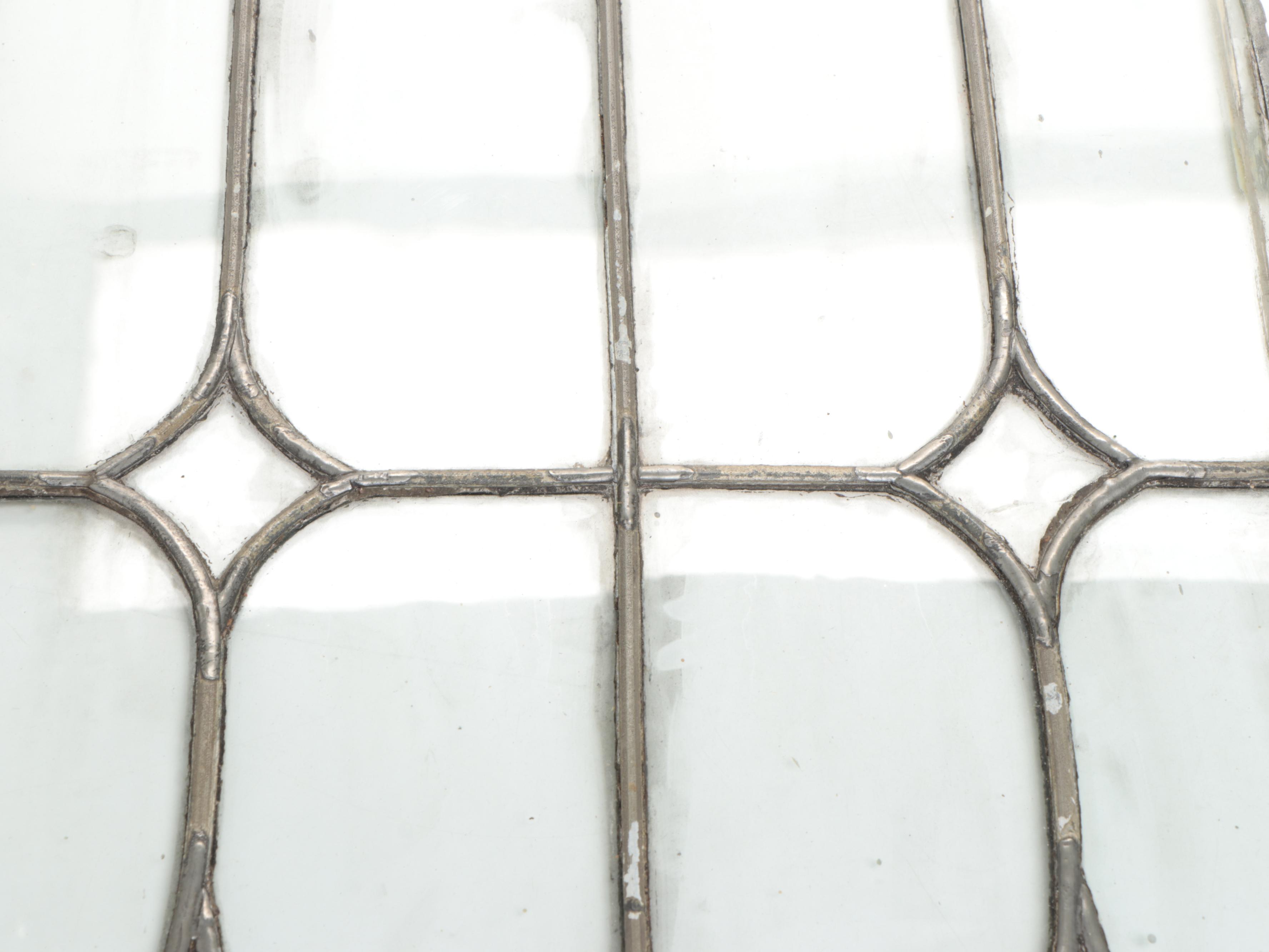 Beveled Metal and Glass Window