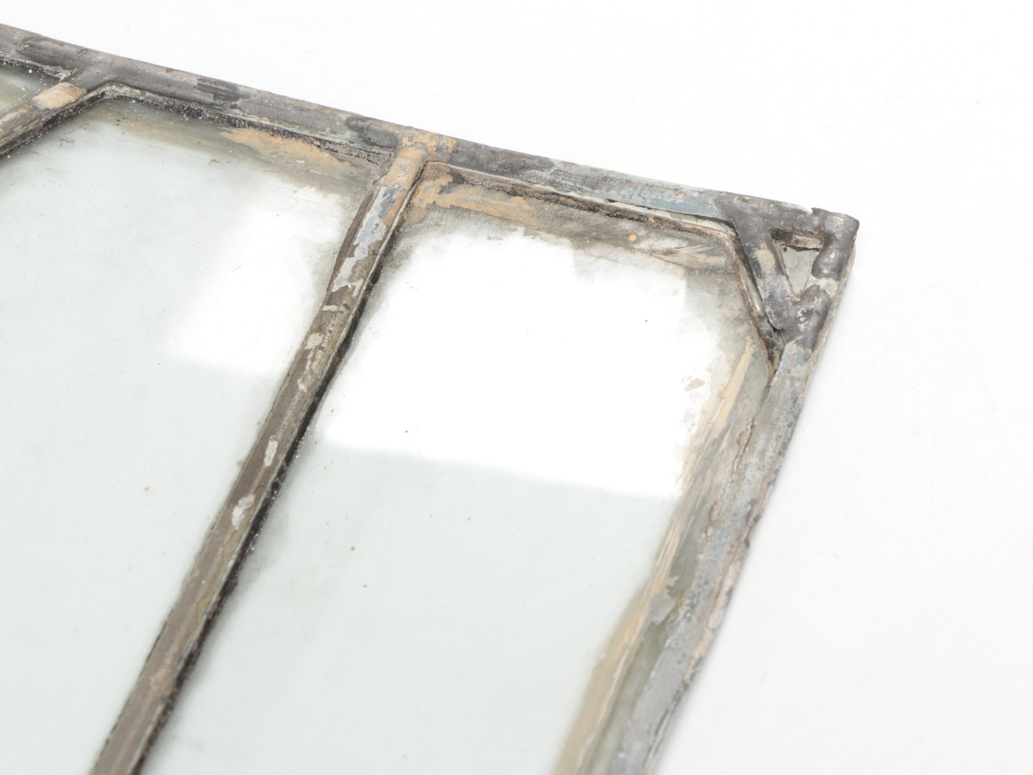 Beveled Metal and Glass Window