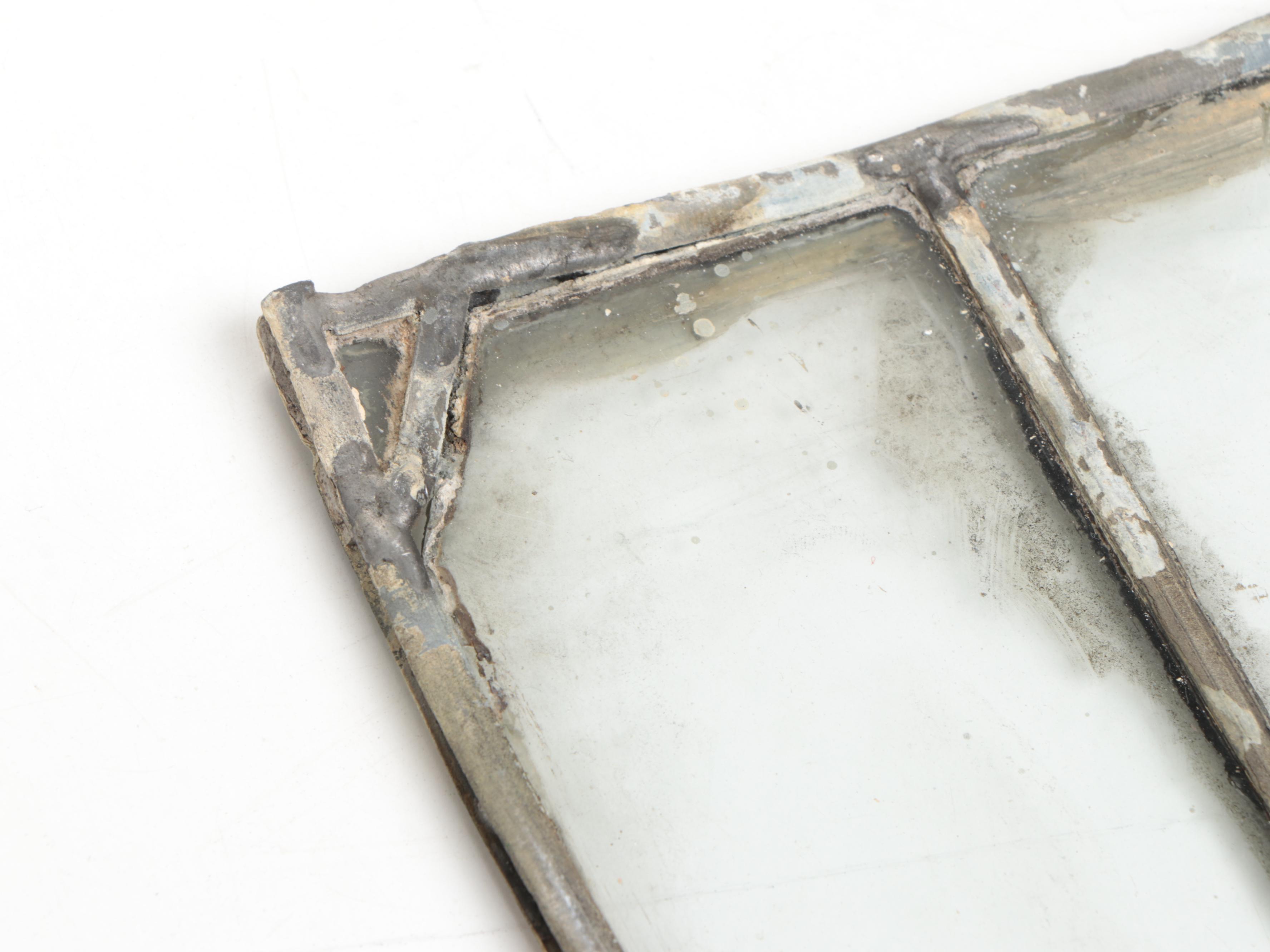 Beveled Metal and Glass Window