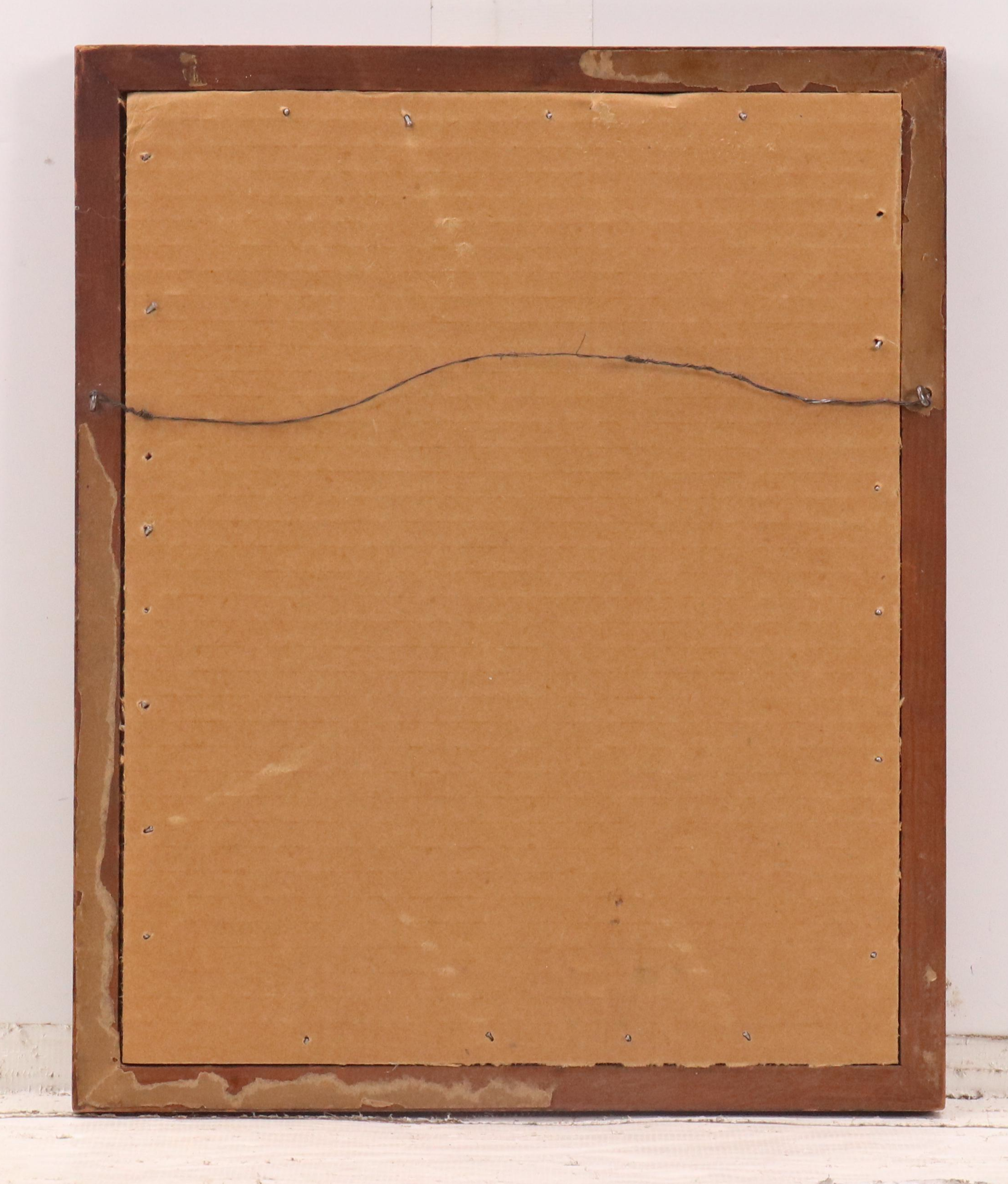 Herbert M. Herget Western Watercolor Painting of Figure Shooting from Horseback