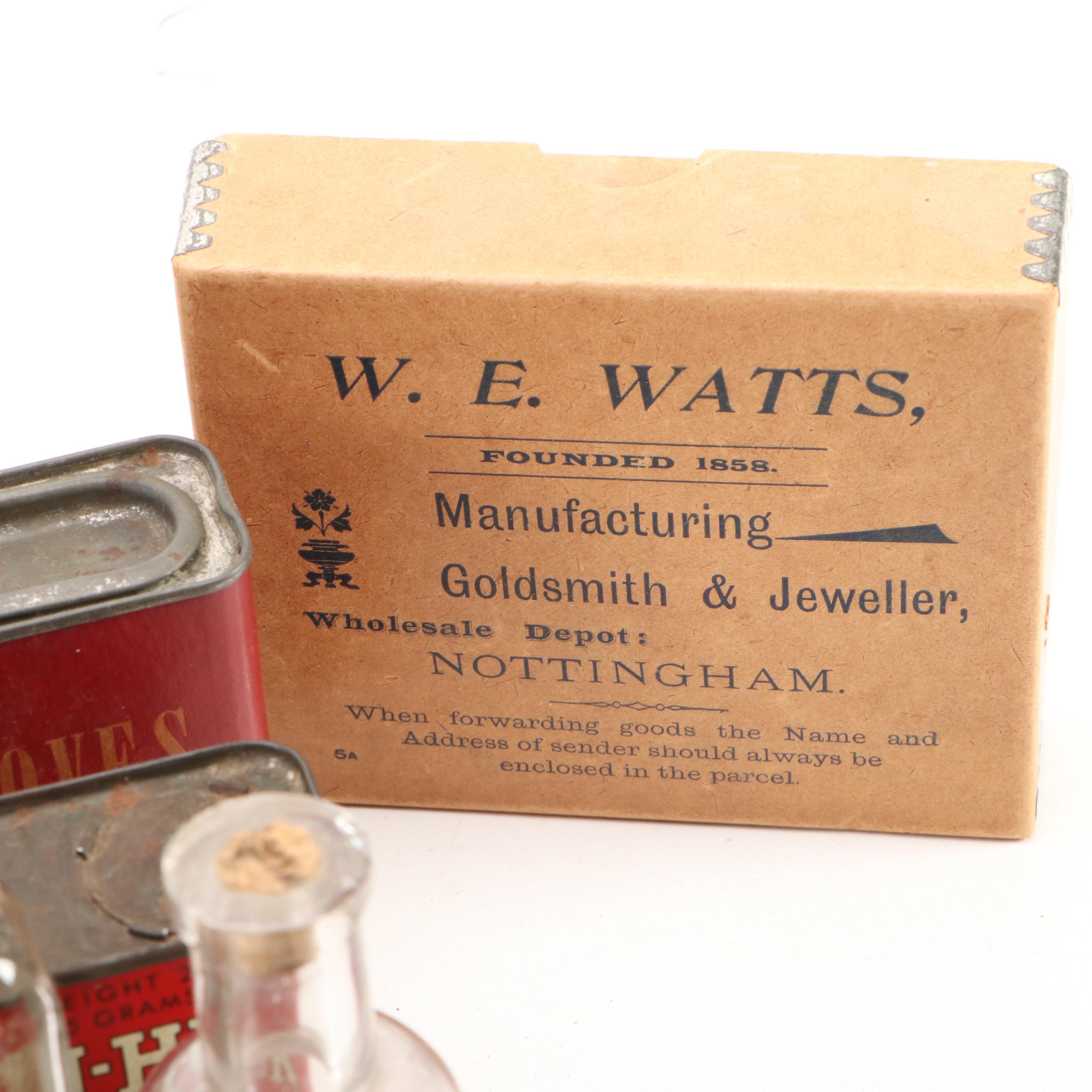 Royal Baking Powder, Clover Farm, Three Crow with More Tins and Bottles