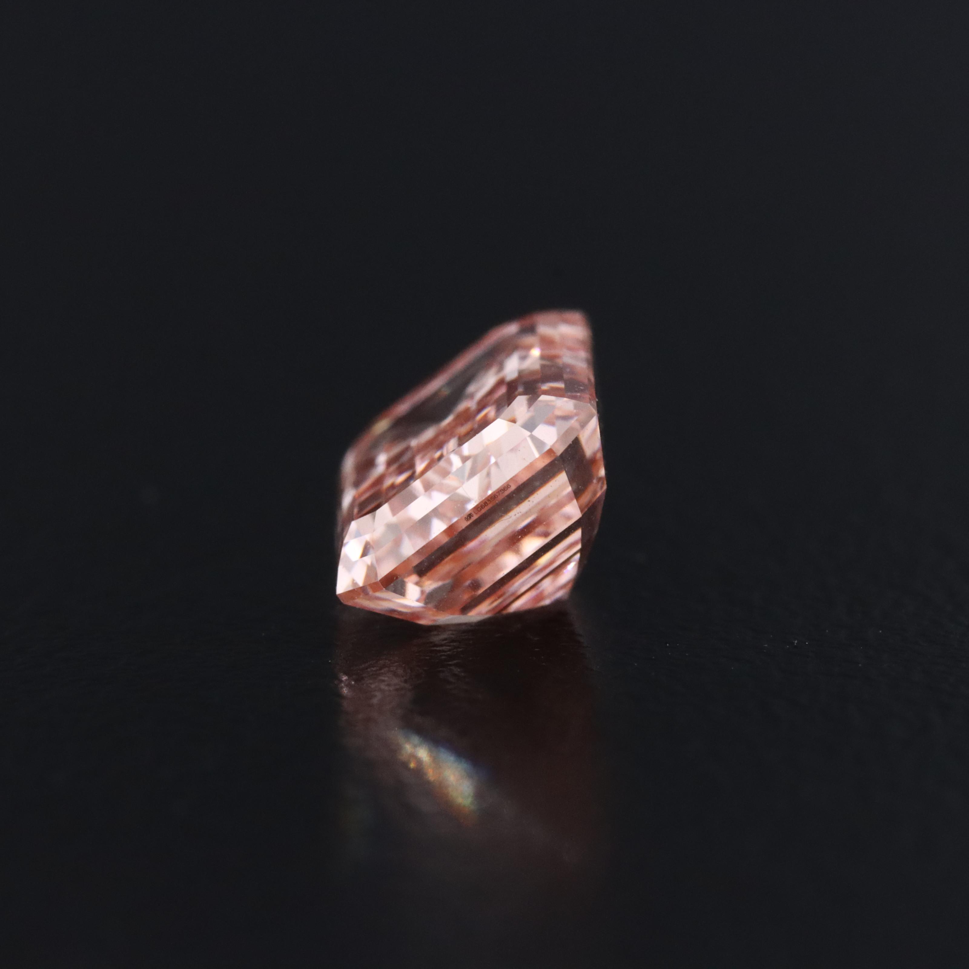 Loose 3.08 CT Lab Grown Fancy Pink Diamond with IGI Report