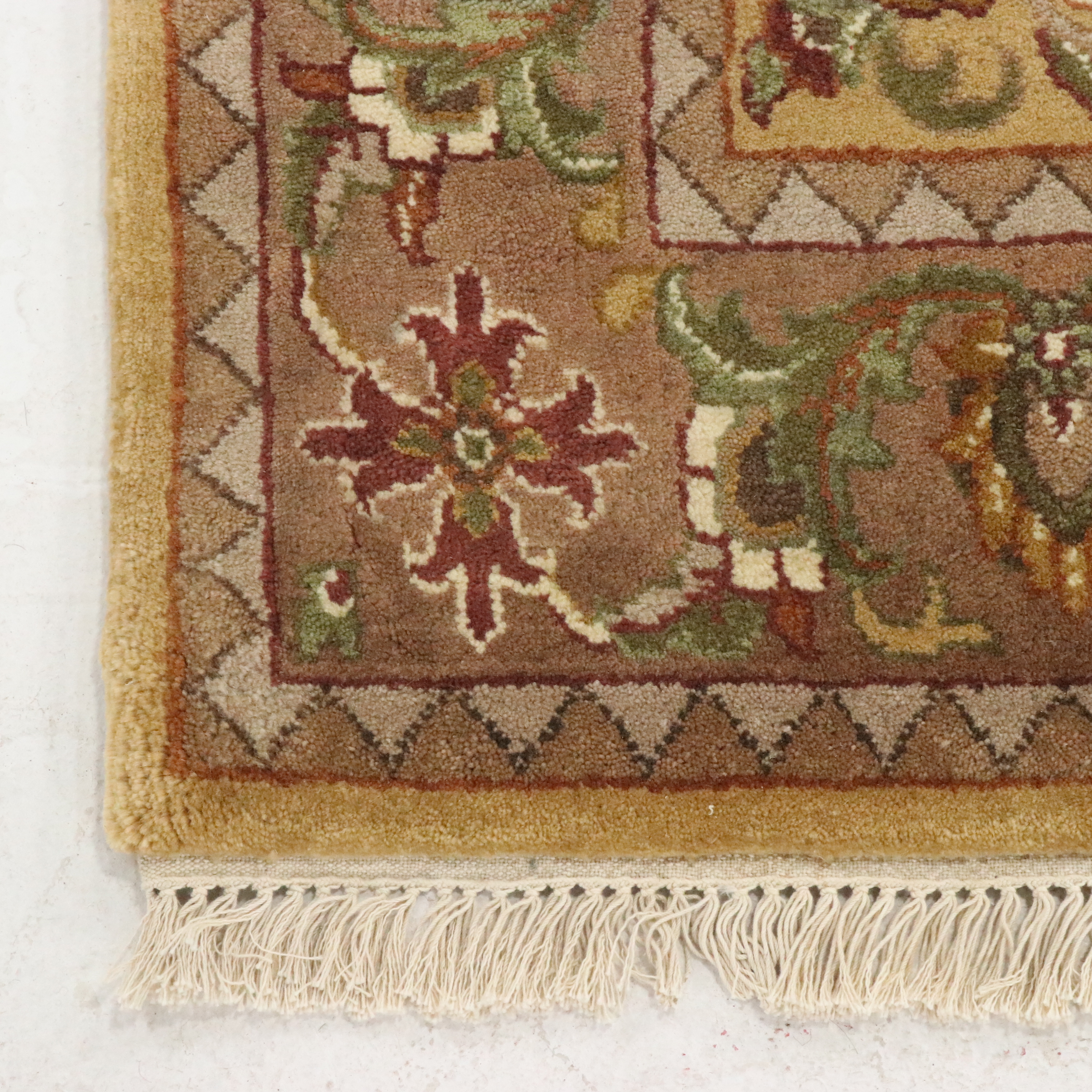 3'6 x 5'8 Hand-Knotted Indian Agra Area Rug