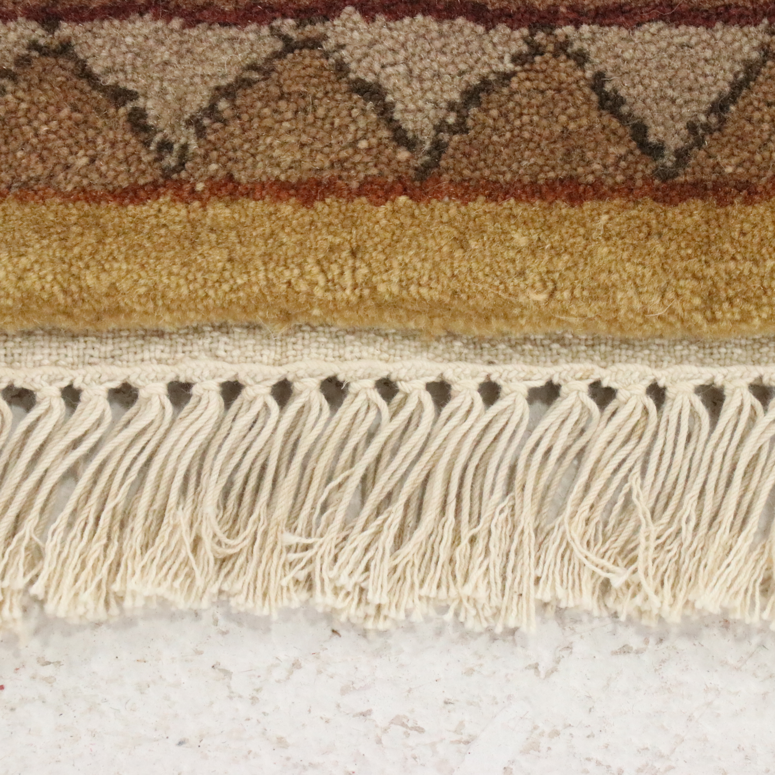 3'6 x 5'8 Hand-Knotted Indian Agra Area Rug