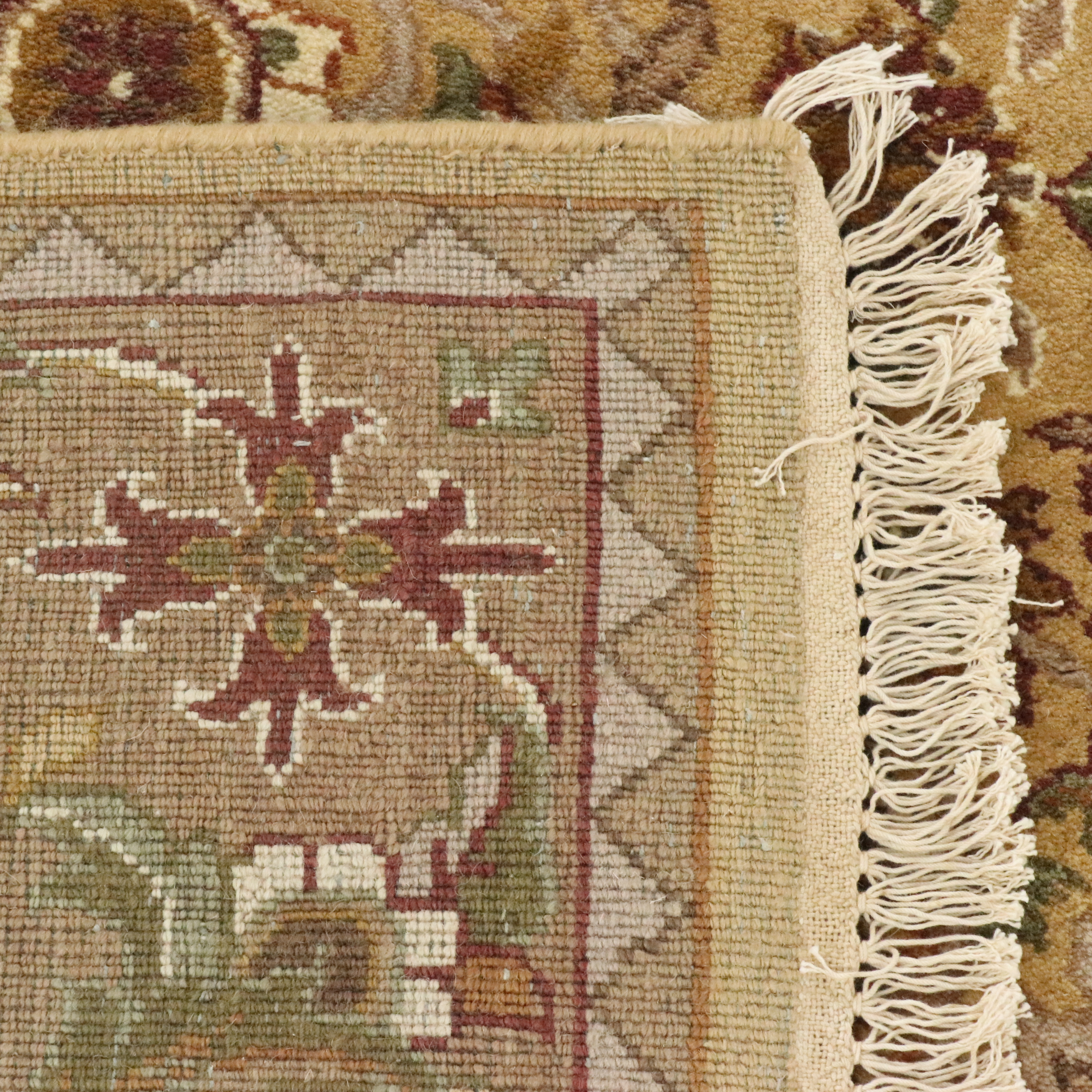 3'6 x 5'8 Hand-Knotted Indian Agra Area Rug