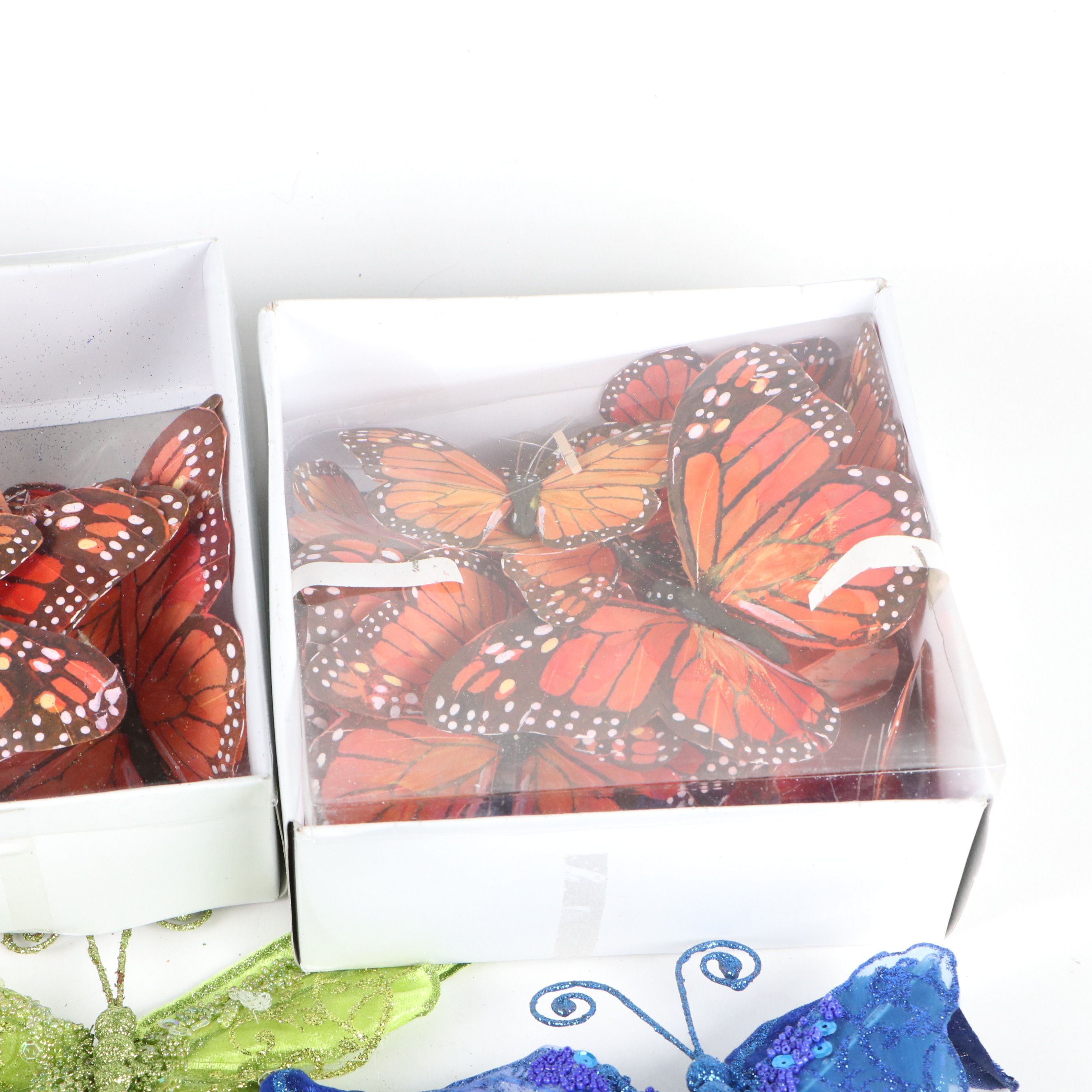 Beaded Bird, Butterfly, Fruit, and More Christmas Tree Ornaments