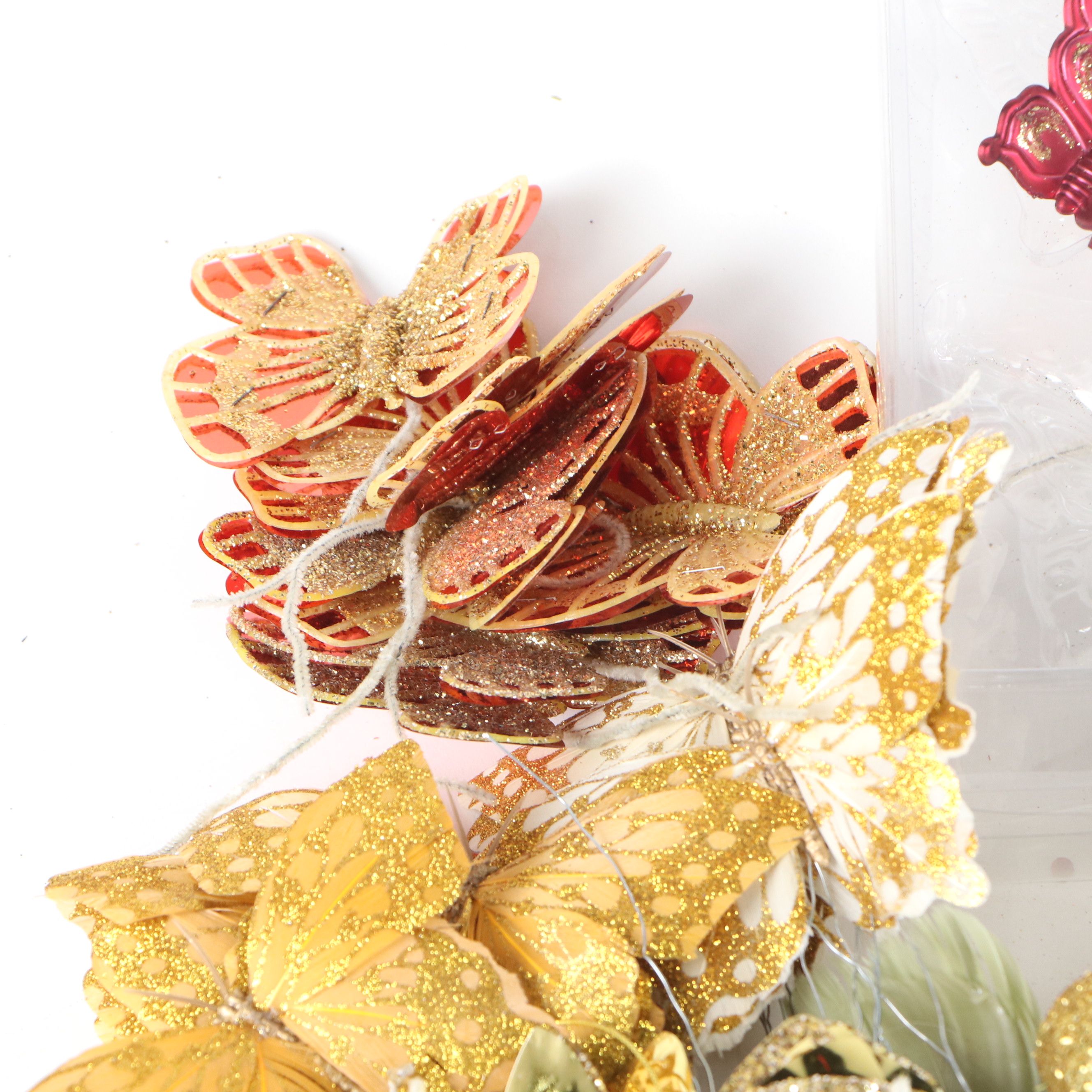 Beaded Bird, Butterfly, Fruit, and More Christmas Tree Ornaments