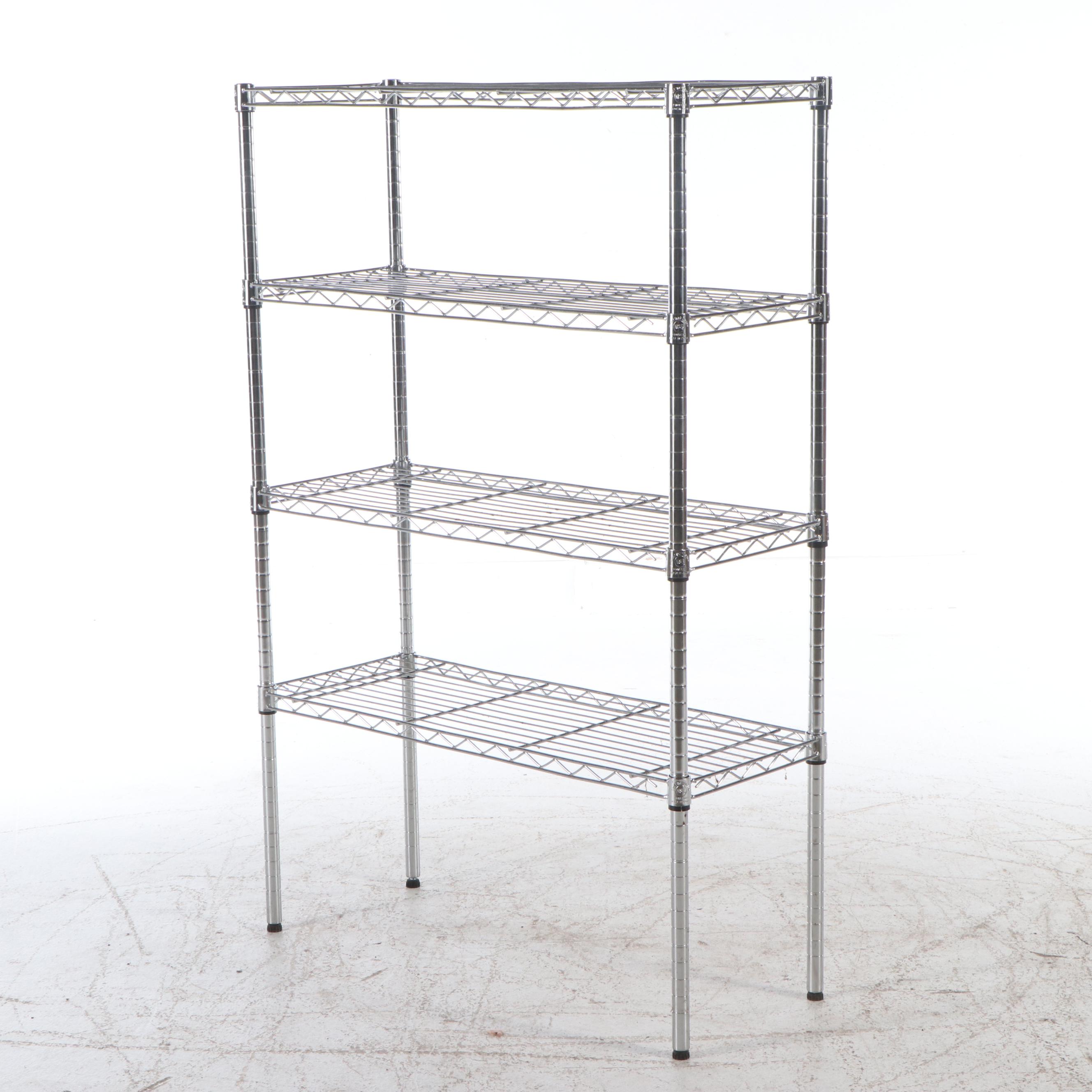 Commercial Metal Wire Storage Shelves