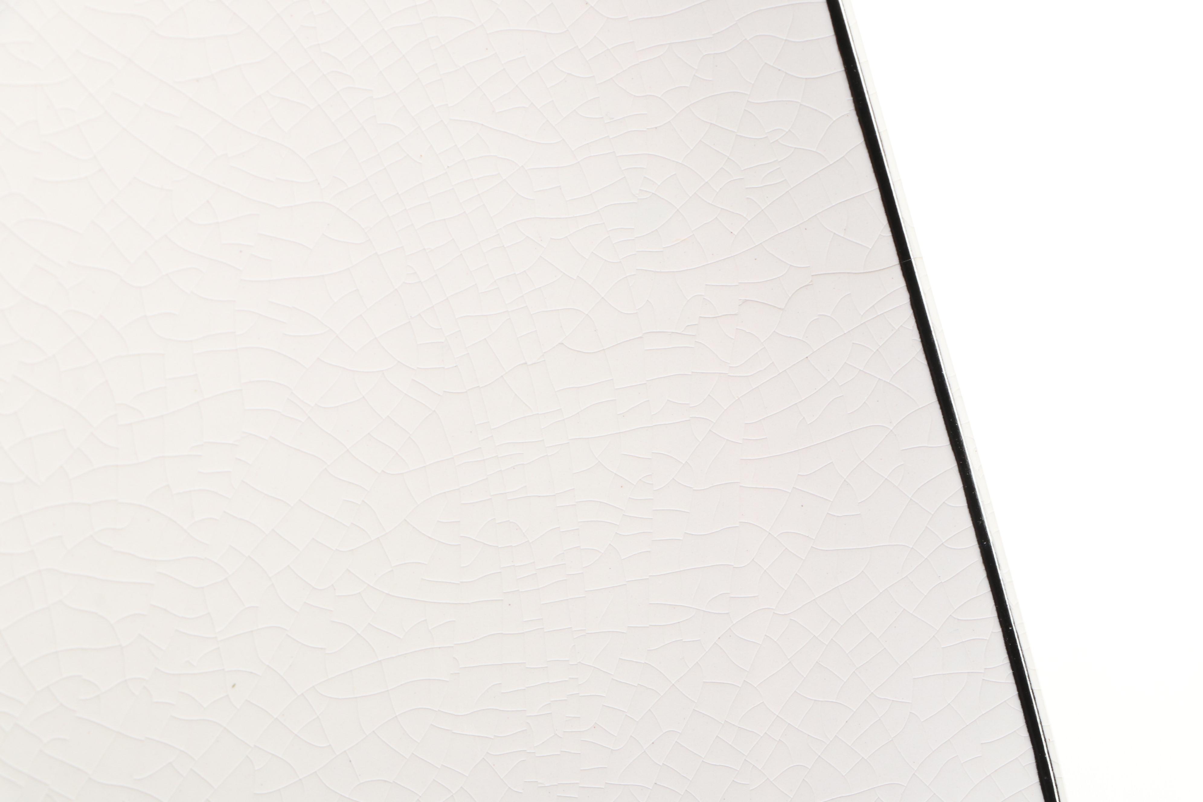 Sango "Black Lilies" Ceramic Square Plates, 1984–1994