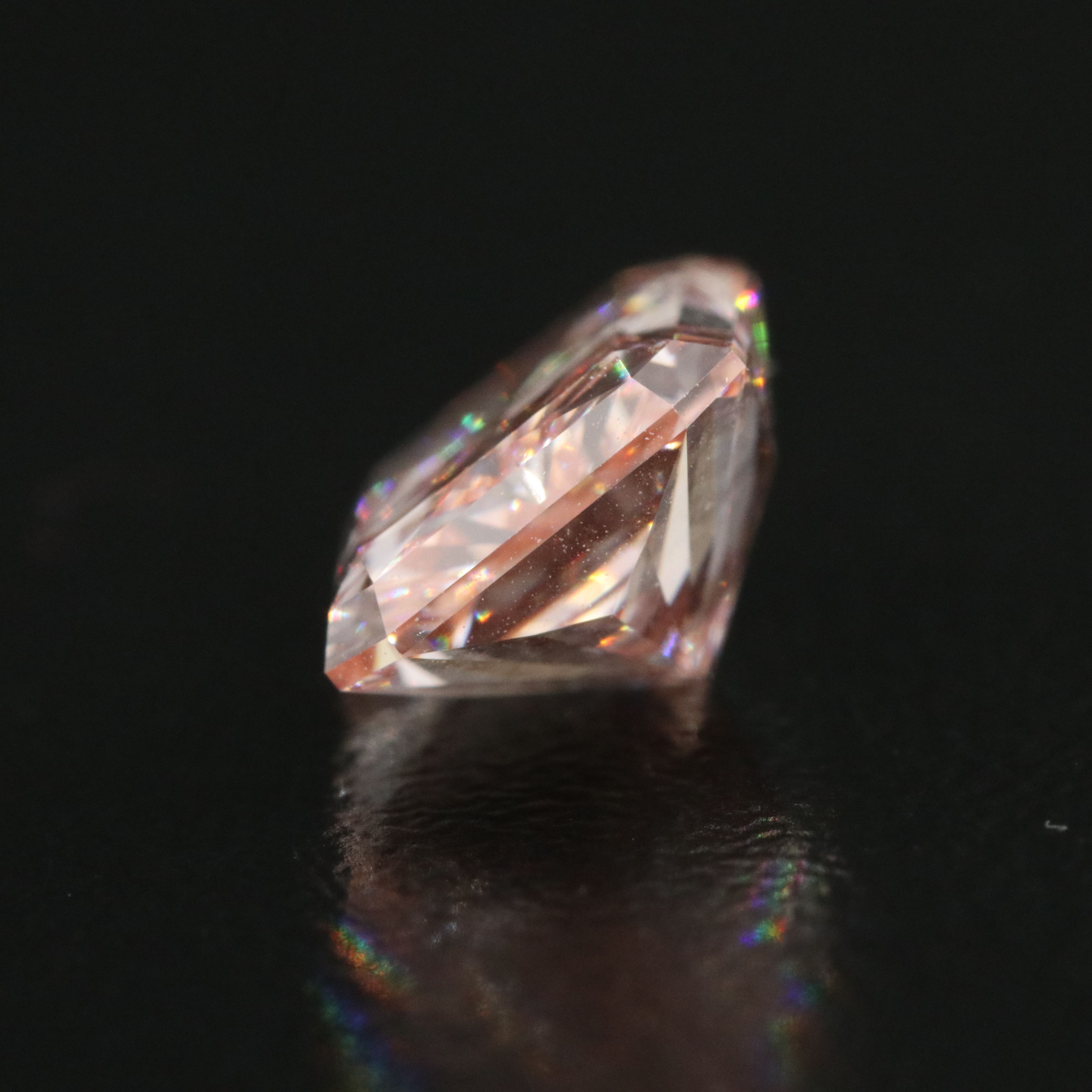 Loose 3.07 CT Lab Grown Fancy Pink Diamond with IGI Report