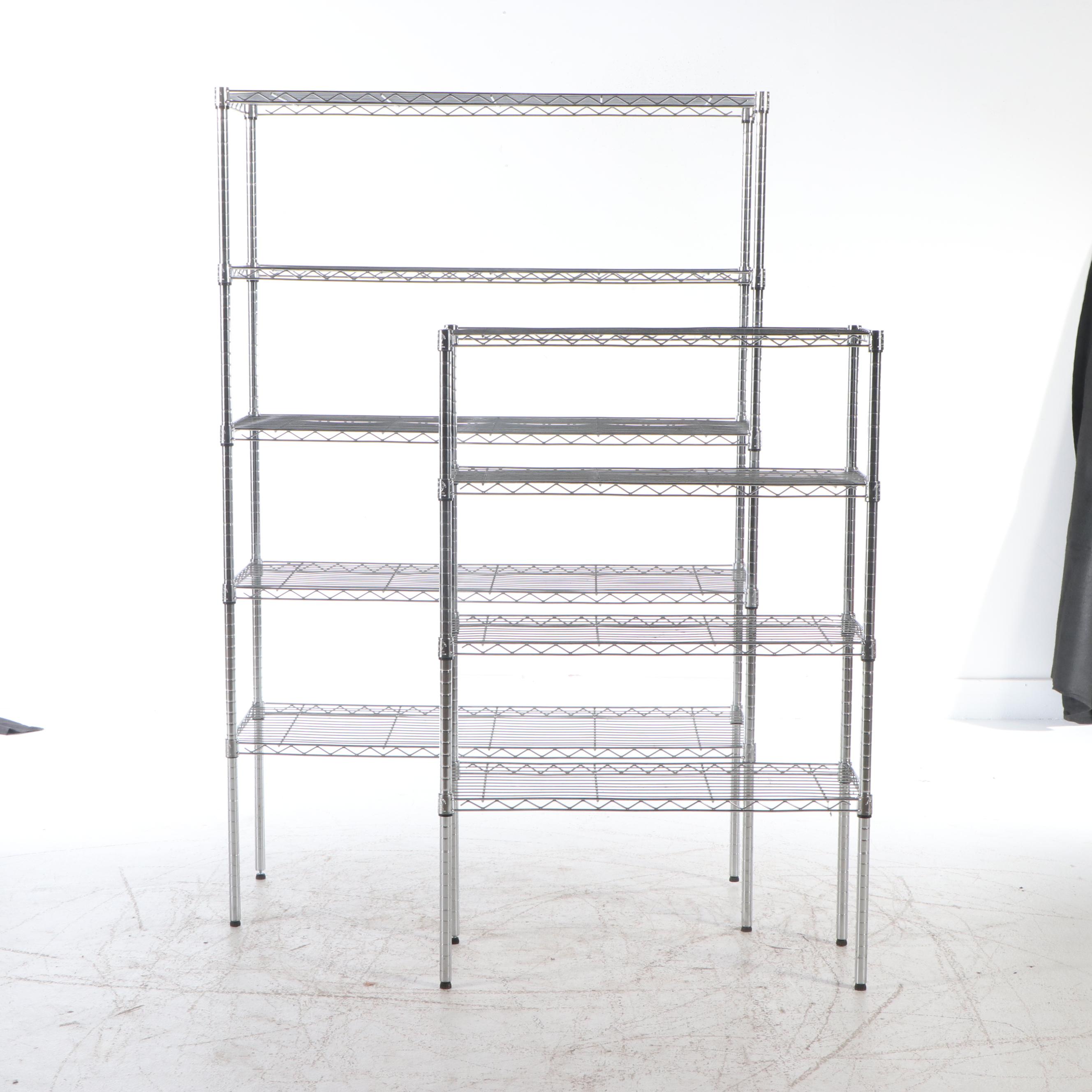 Commercial Metal Wire Storage Shelves
