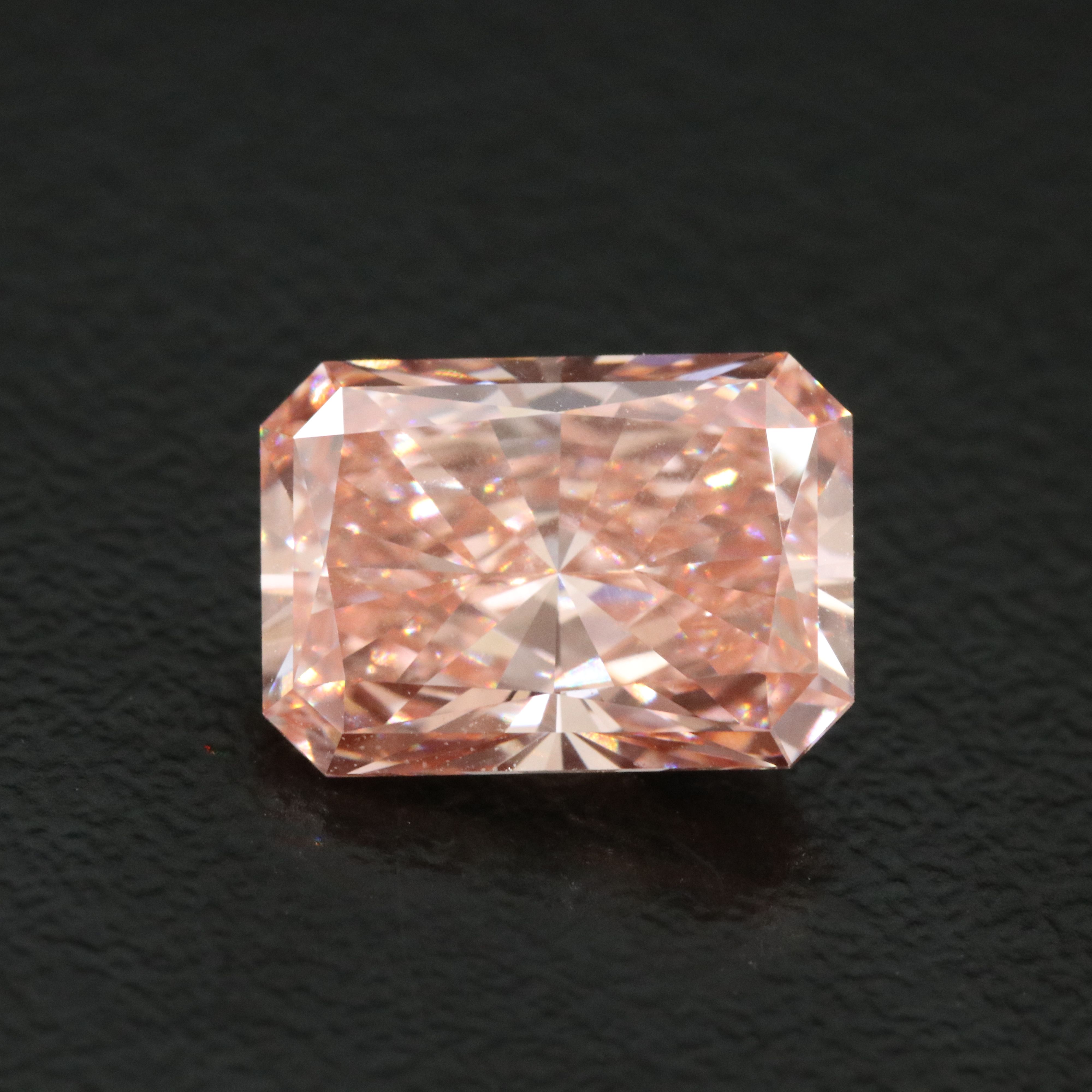 Loose 3.07 CT Lab Grown Fancy Pink Diamond with IGI Report