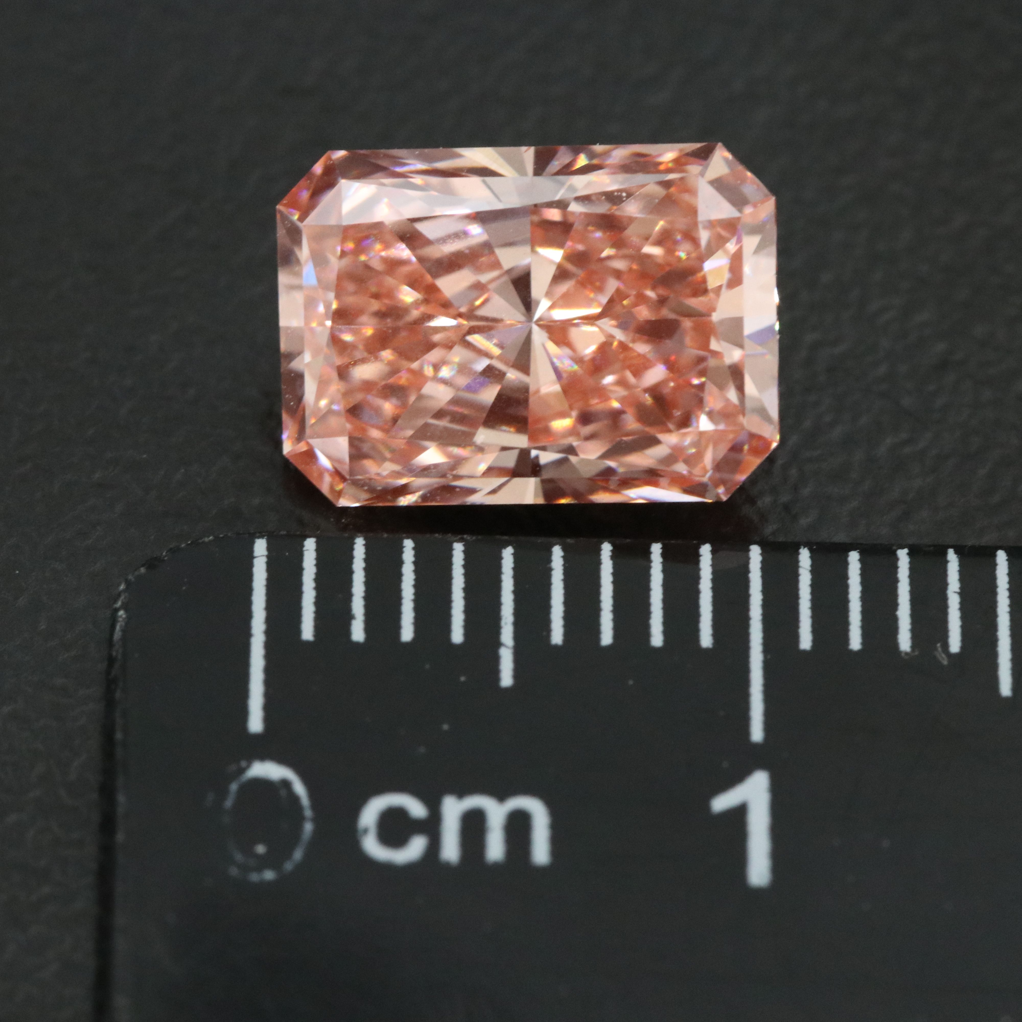 Loose 3.07 CT Lab Grown Fancy Pink Diamond with IGI Report