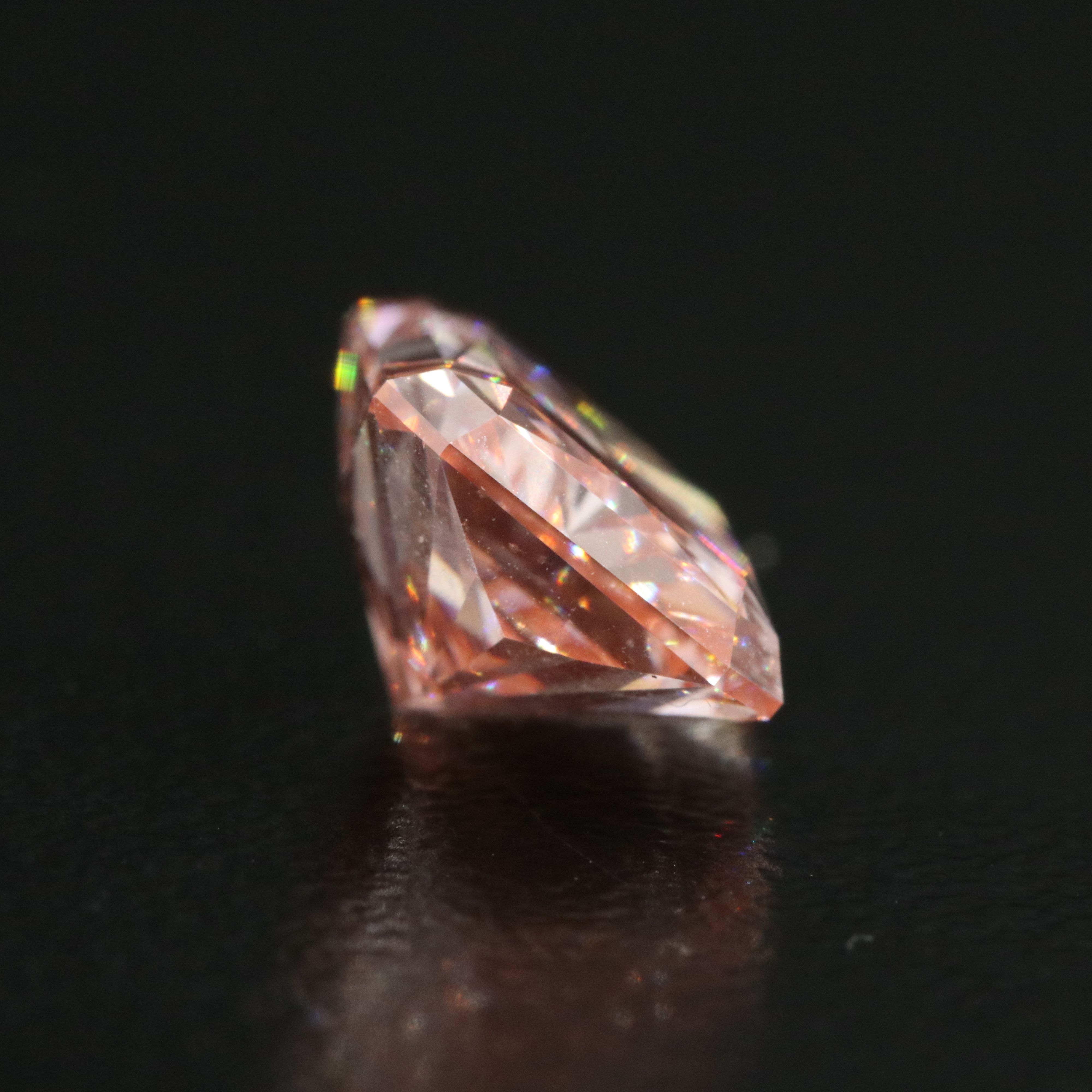 Loose 3.07 CT Lab Grown Fancy Pink Diamond with IGI Report