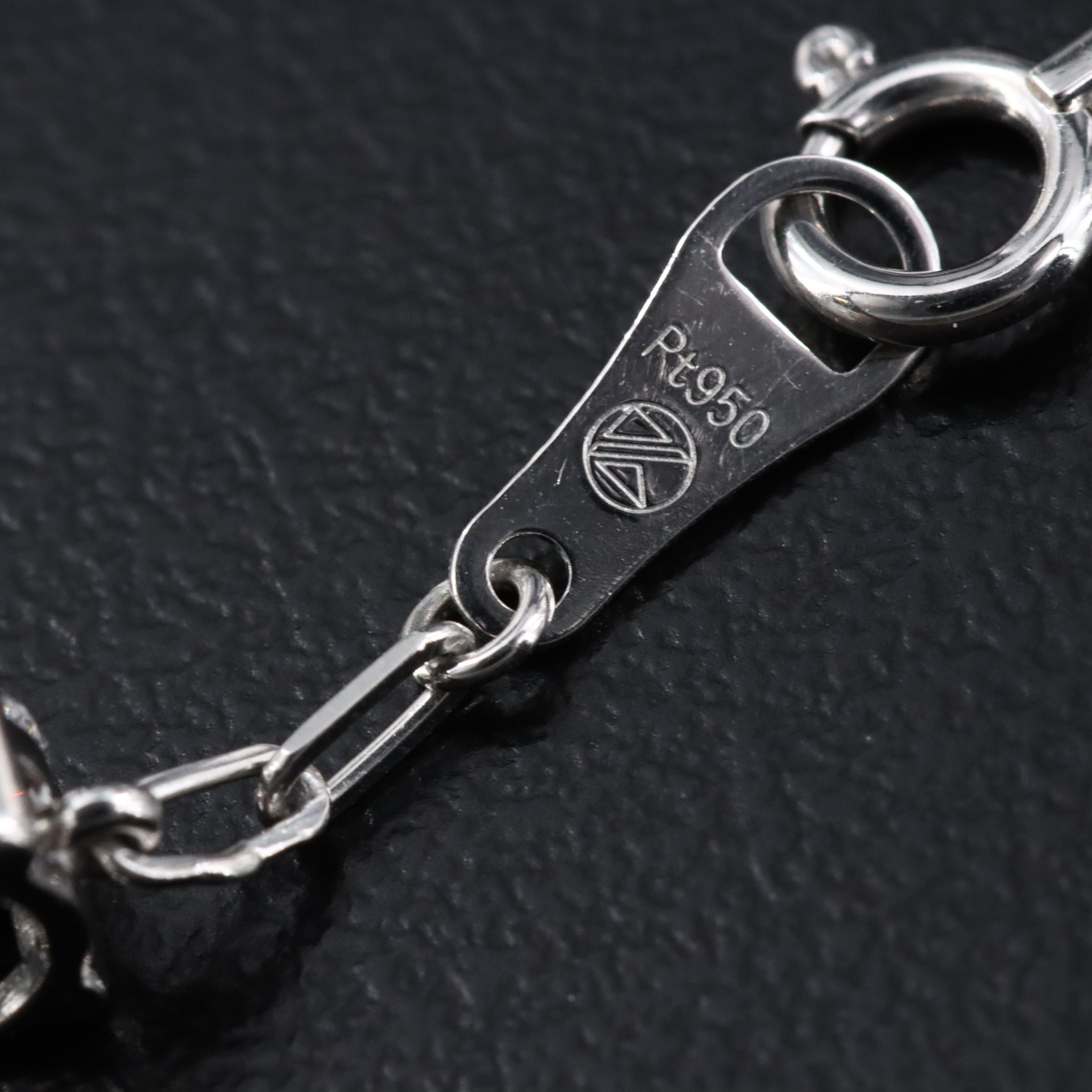 Platinum 8.84 CTW Lab Grown Diamond Station Necklace