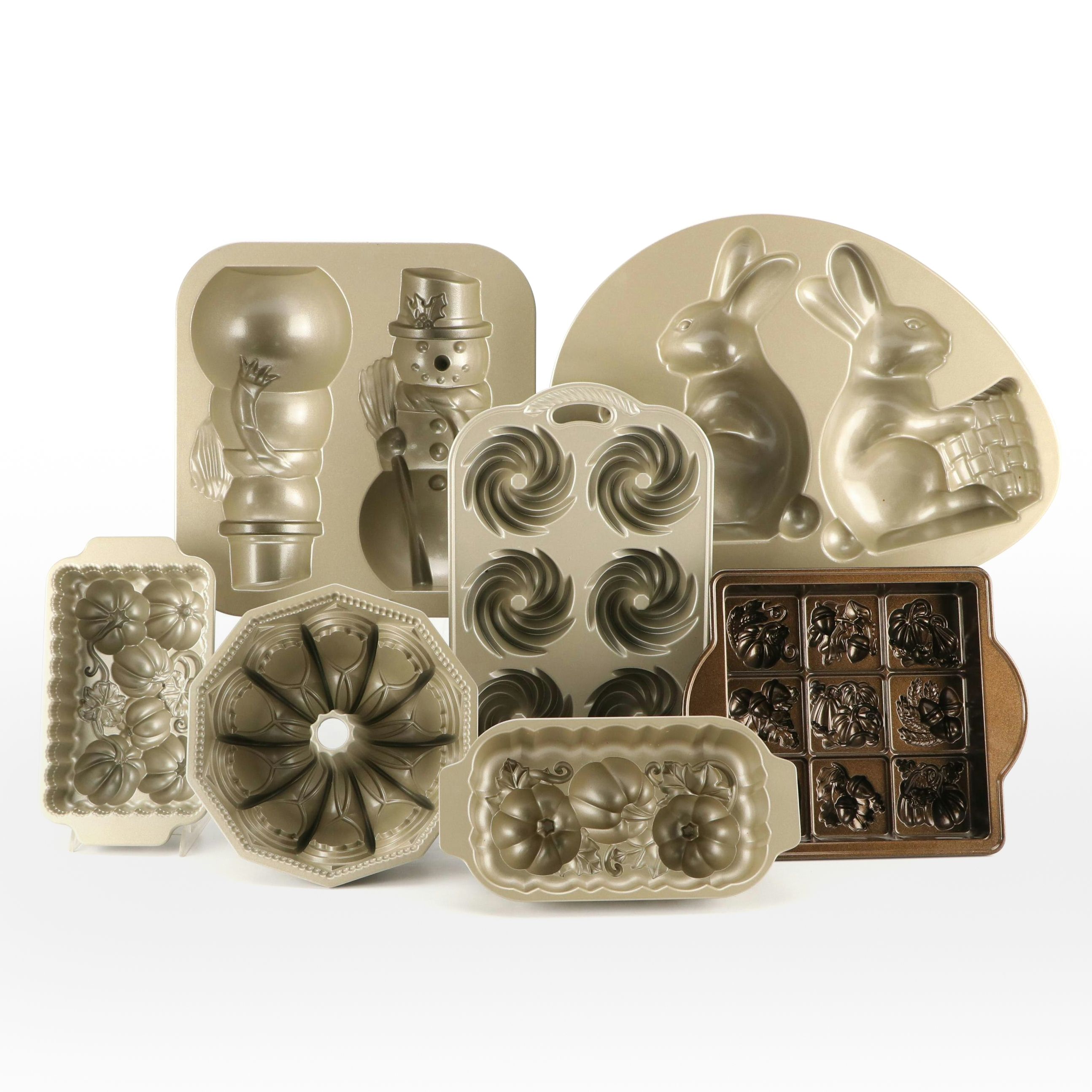 Nordic Ware and Williams-Sonoma Cake and Loaf Baking Pans