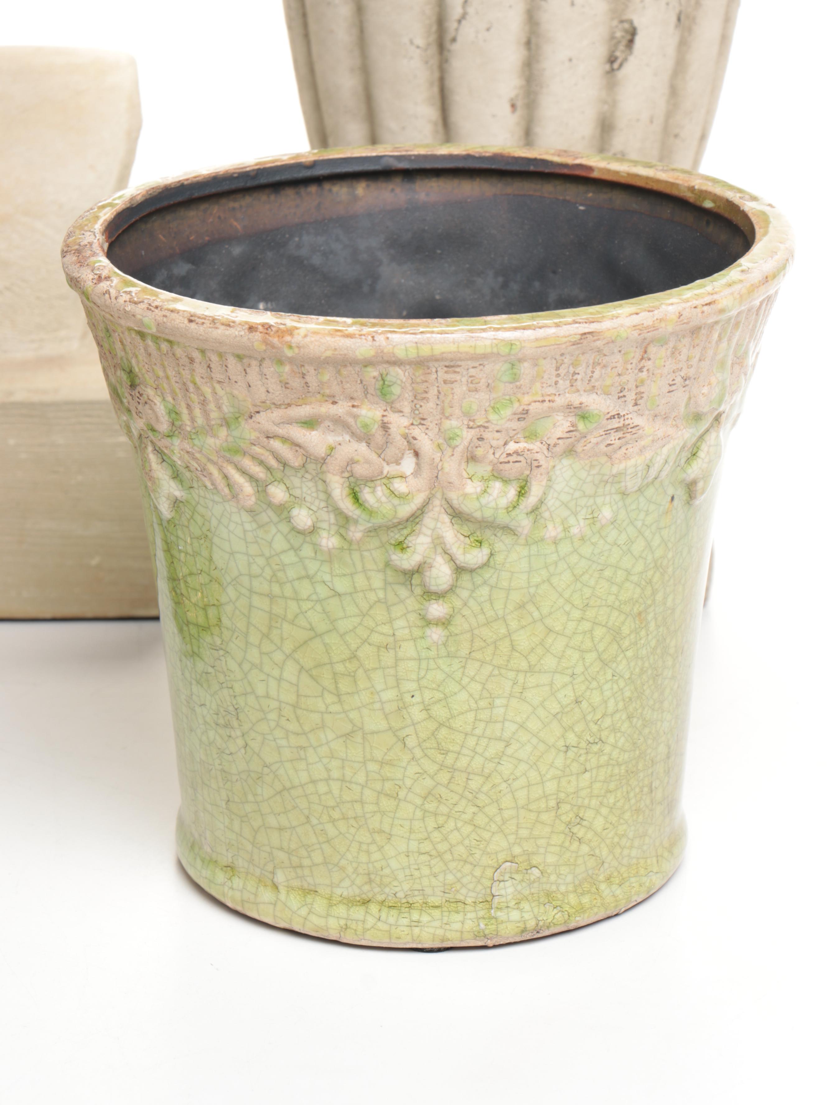 Nettle Creek Bust with Planters, Candle Prickets and Doorstop