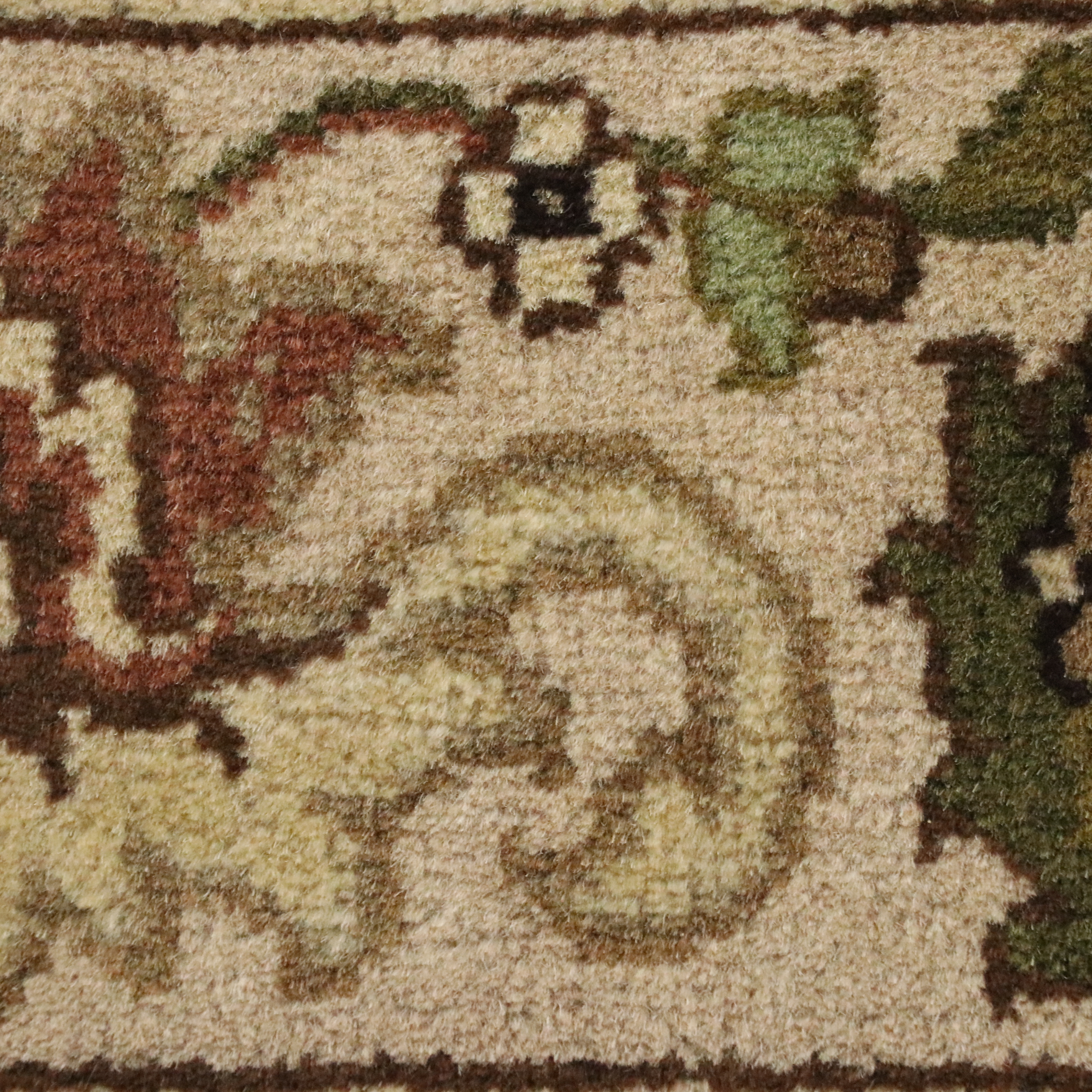 3'9 x 6'2 Hand-Knotted Indian Agra Area Rug