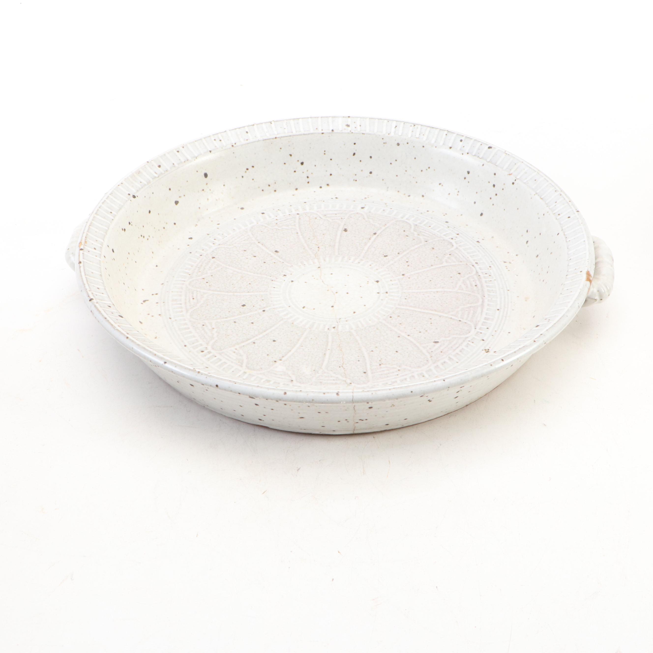 Studio Pottery Stoneware Bowls, Colander, Pitchers, Honey Pot and More