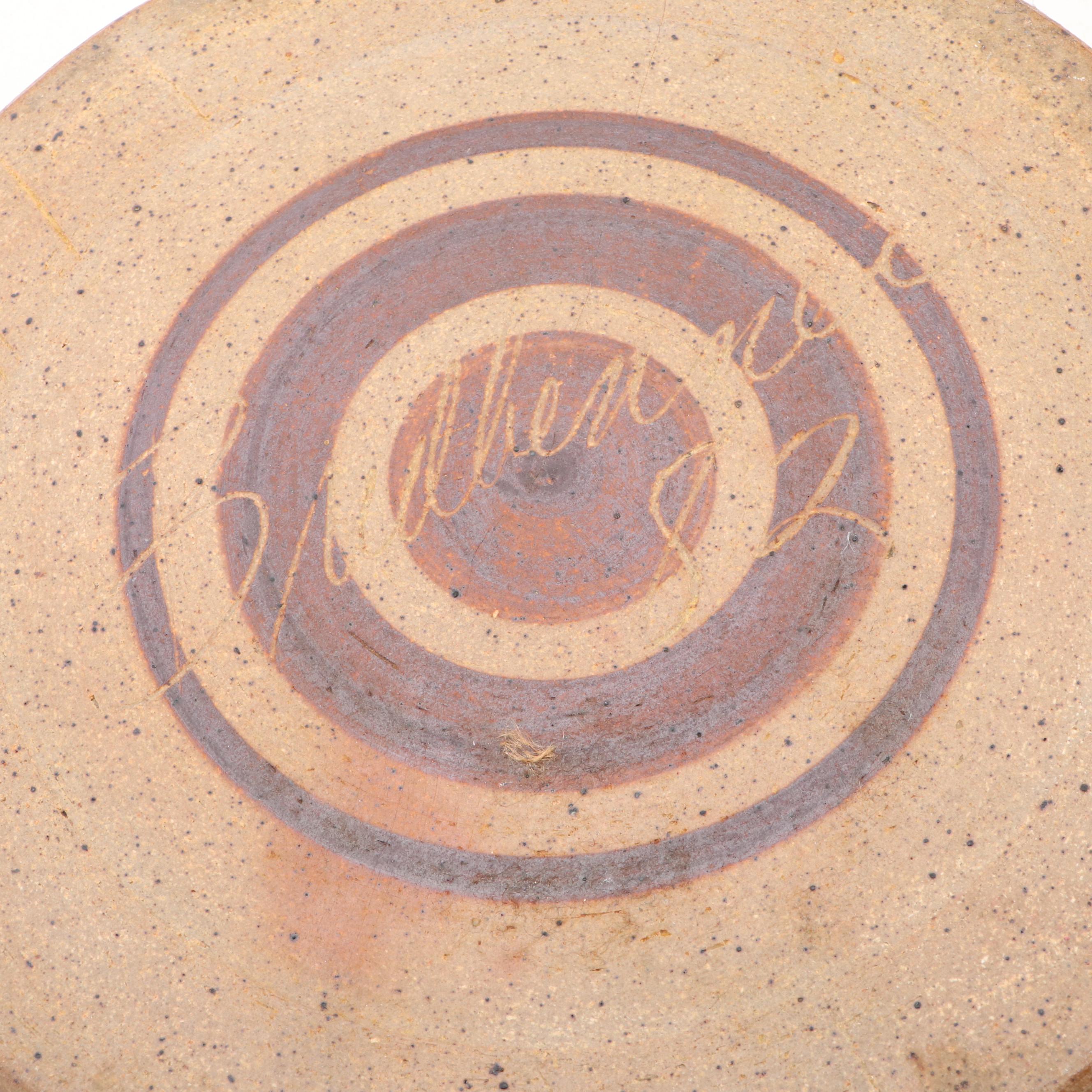 Studio Pottery Stoneware Bowls, Colander, Pitchers, Honey Pot and More