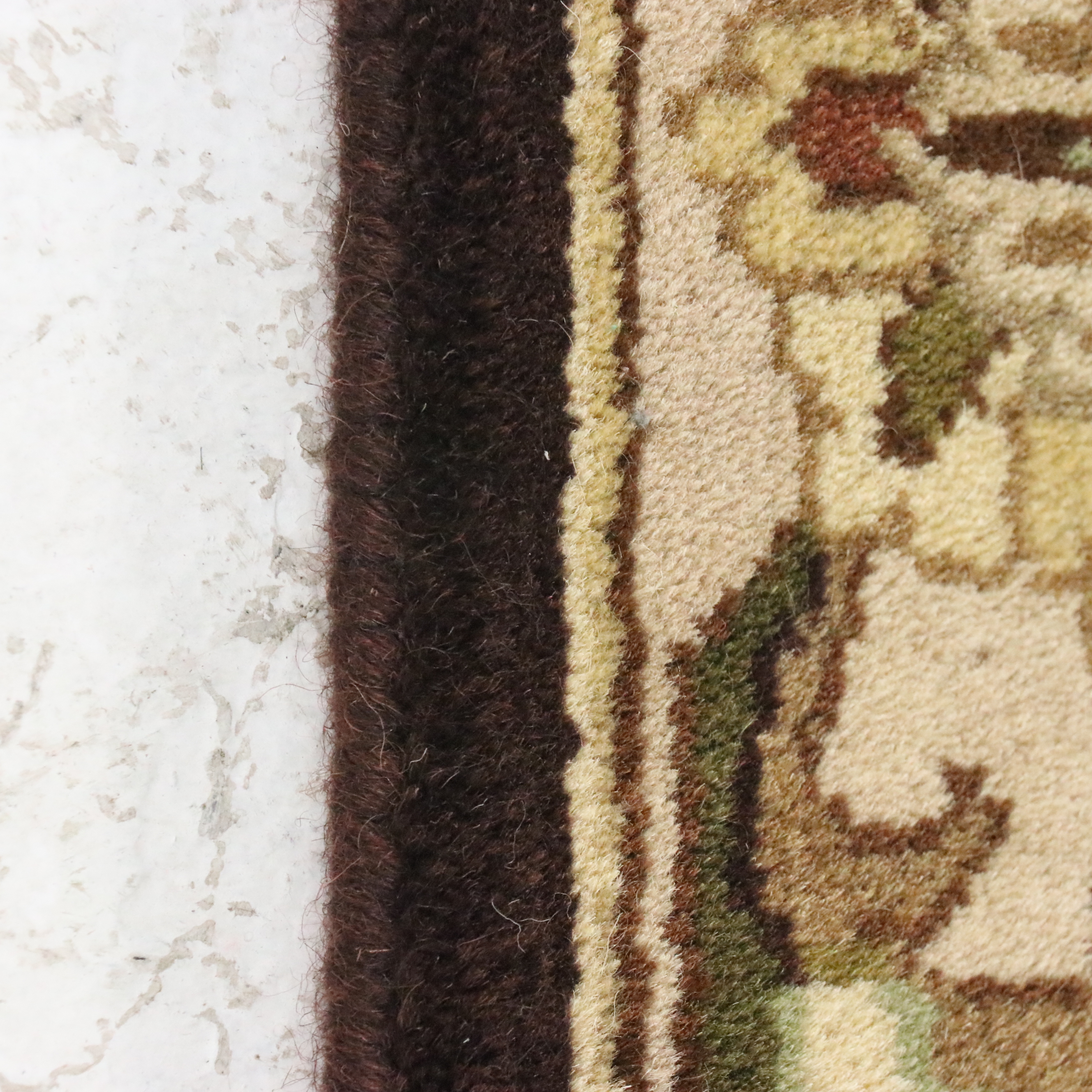 3'9 x 6'2 Hand-Knotted Indian Agra Area Rug