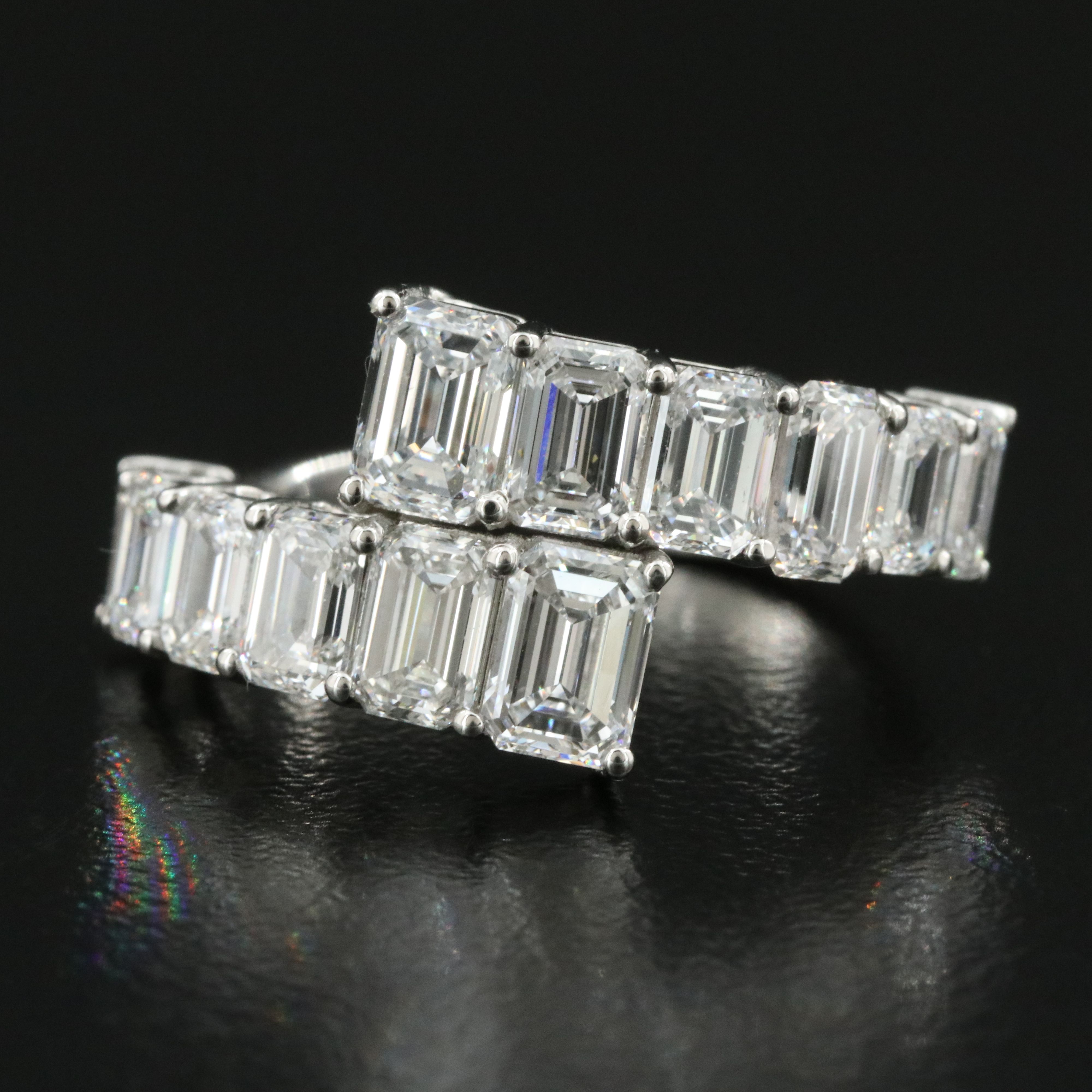 Platinum 4.03 CTW Lab Grown Diamond Ring