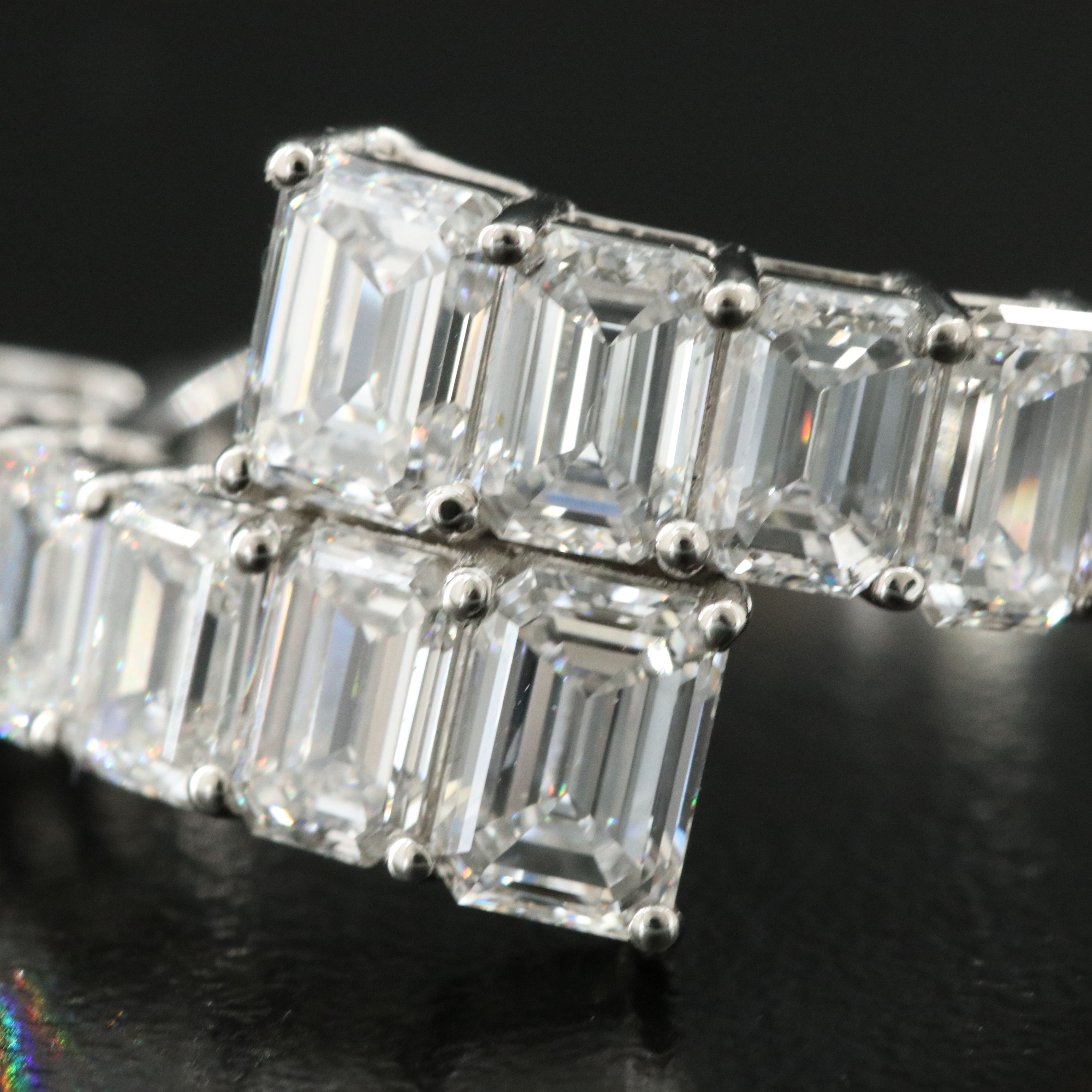 Platinum 4.03 CTW Lab Grown Diamond Ring