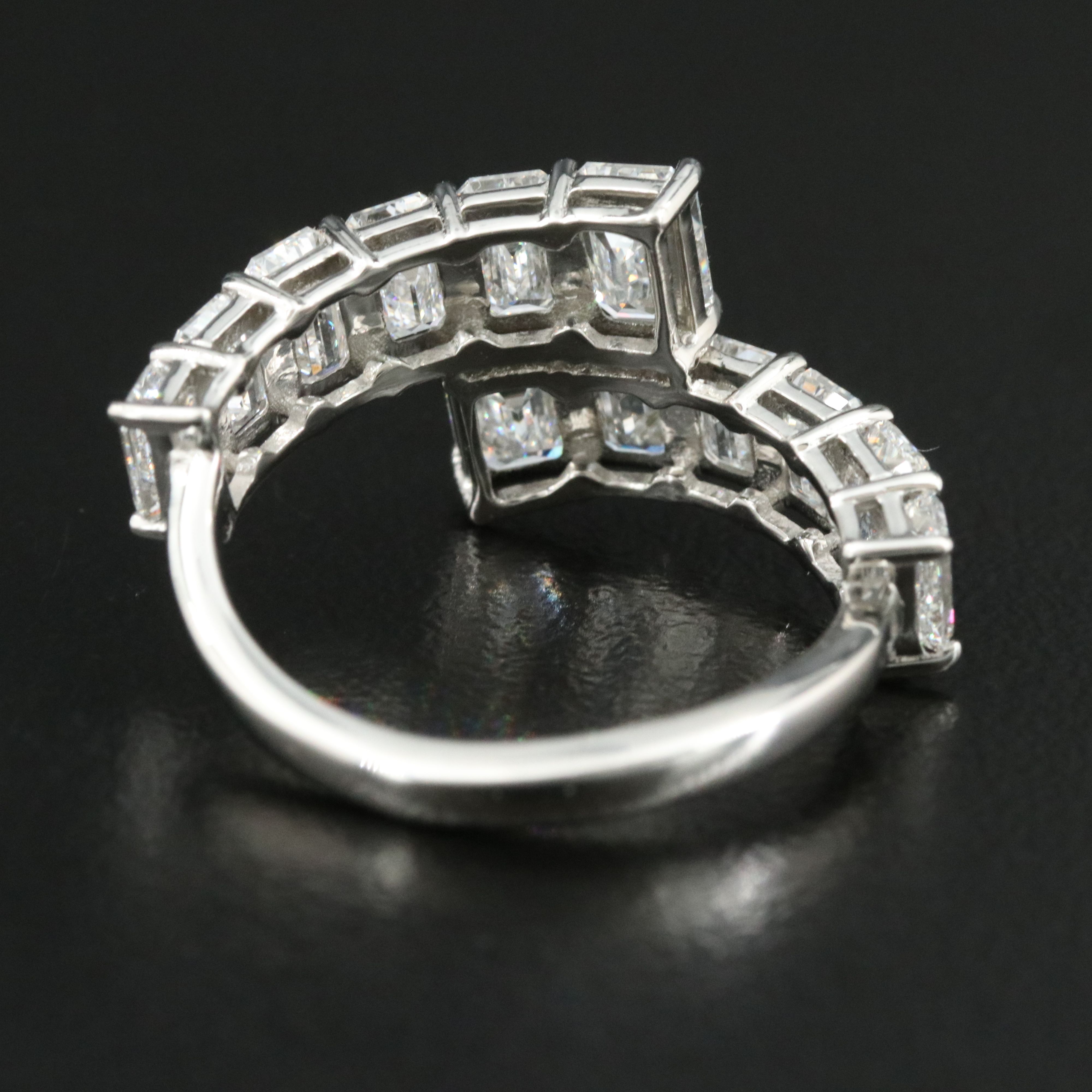 Platinum 4.03 CTW Lab Grown Diamond Ring