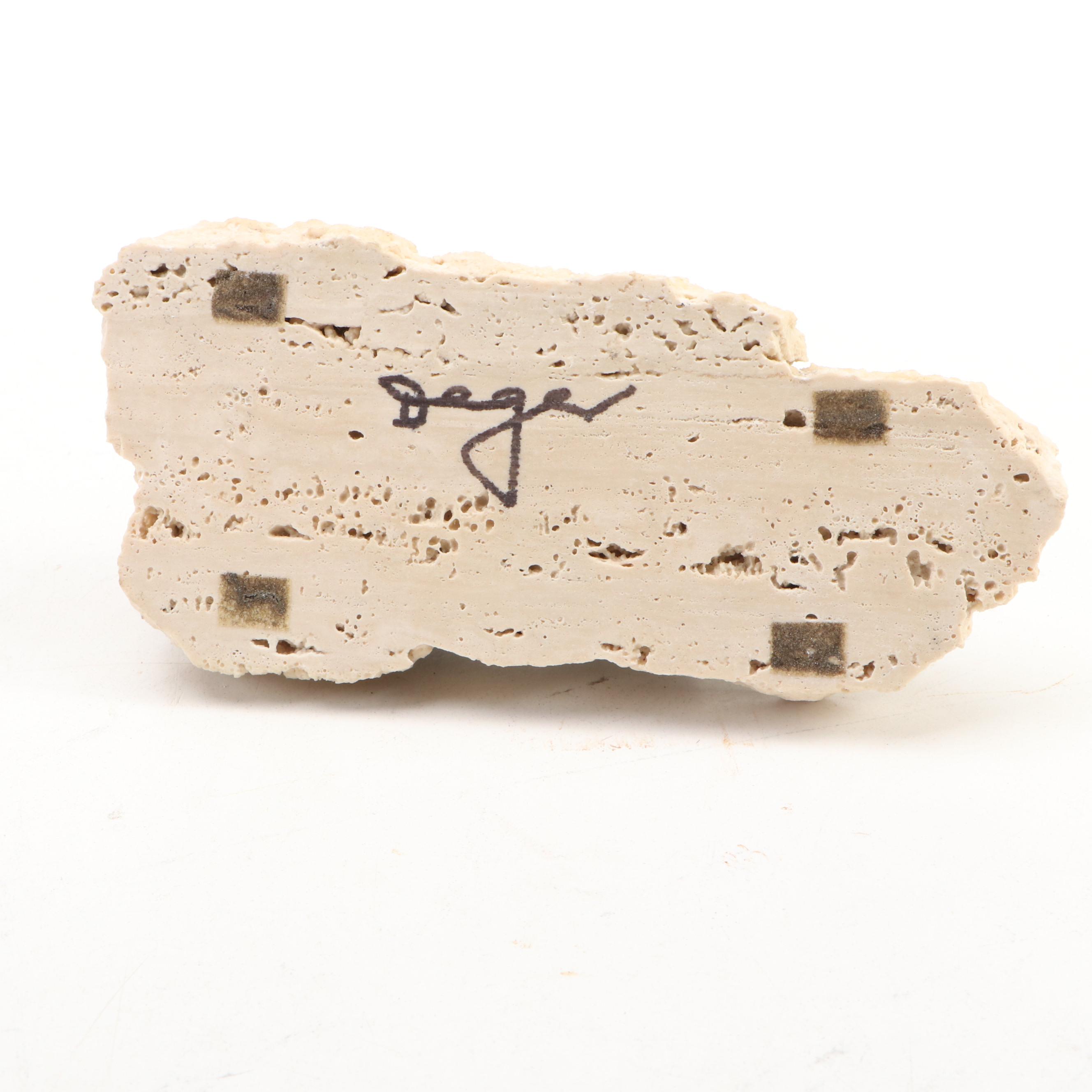 Cast Iron Seal Press with Air Academy Statapult, Obelisk Award, Foal Paperweight