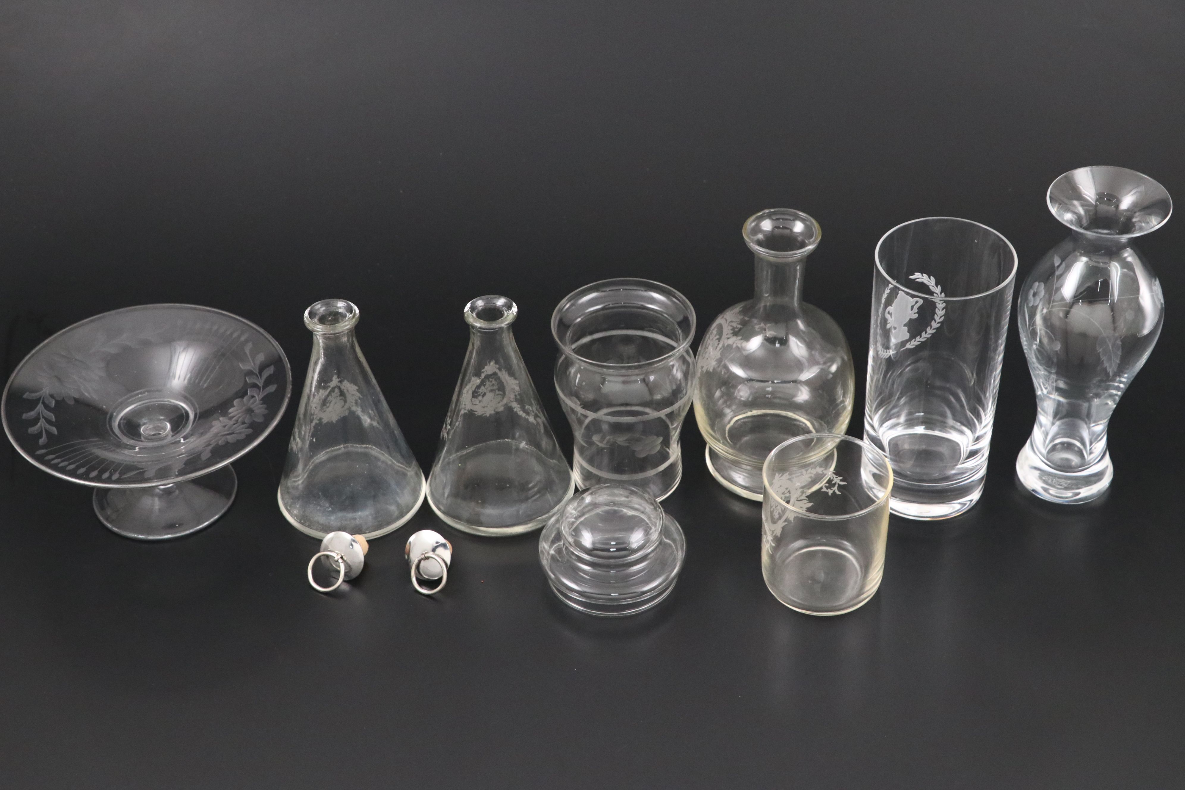 Tiffany & Co. Millennium Champagne Flutes, Cruets, Decanter and More