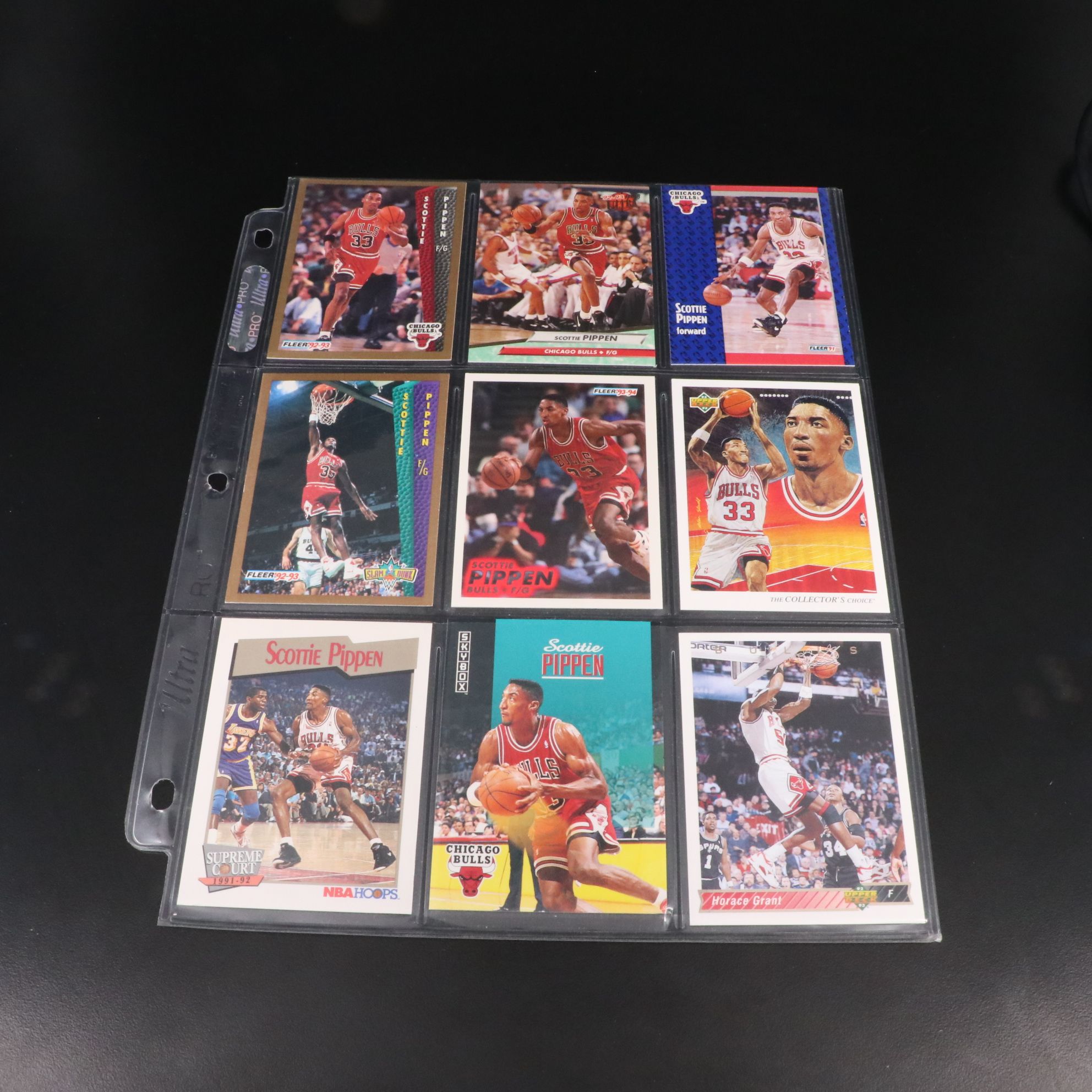 1980's Basketball Cards Featuring Michael Jordan, Scottie Pippen, and More