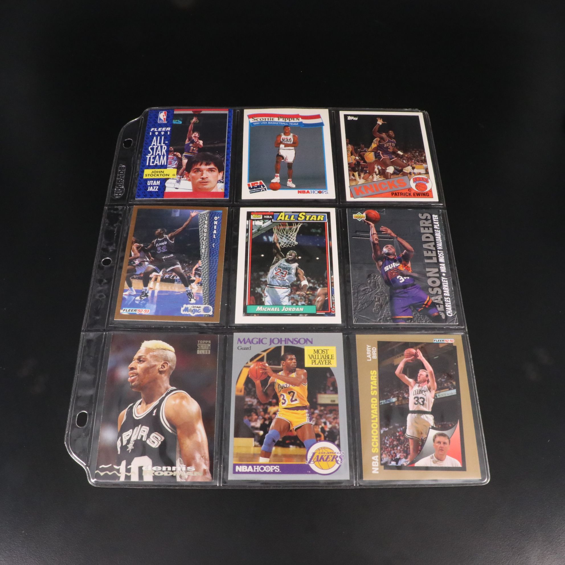 1980's Basketball Cards Featuring Michael Jordan, Scottie Pippen, and More