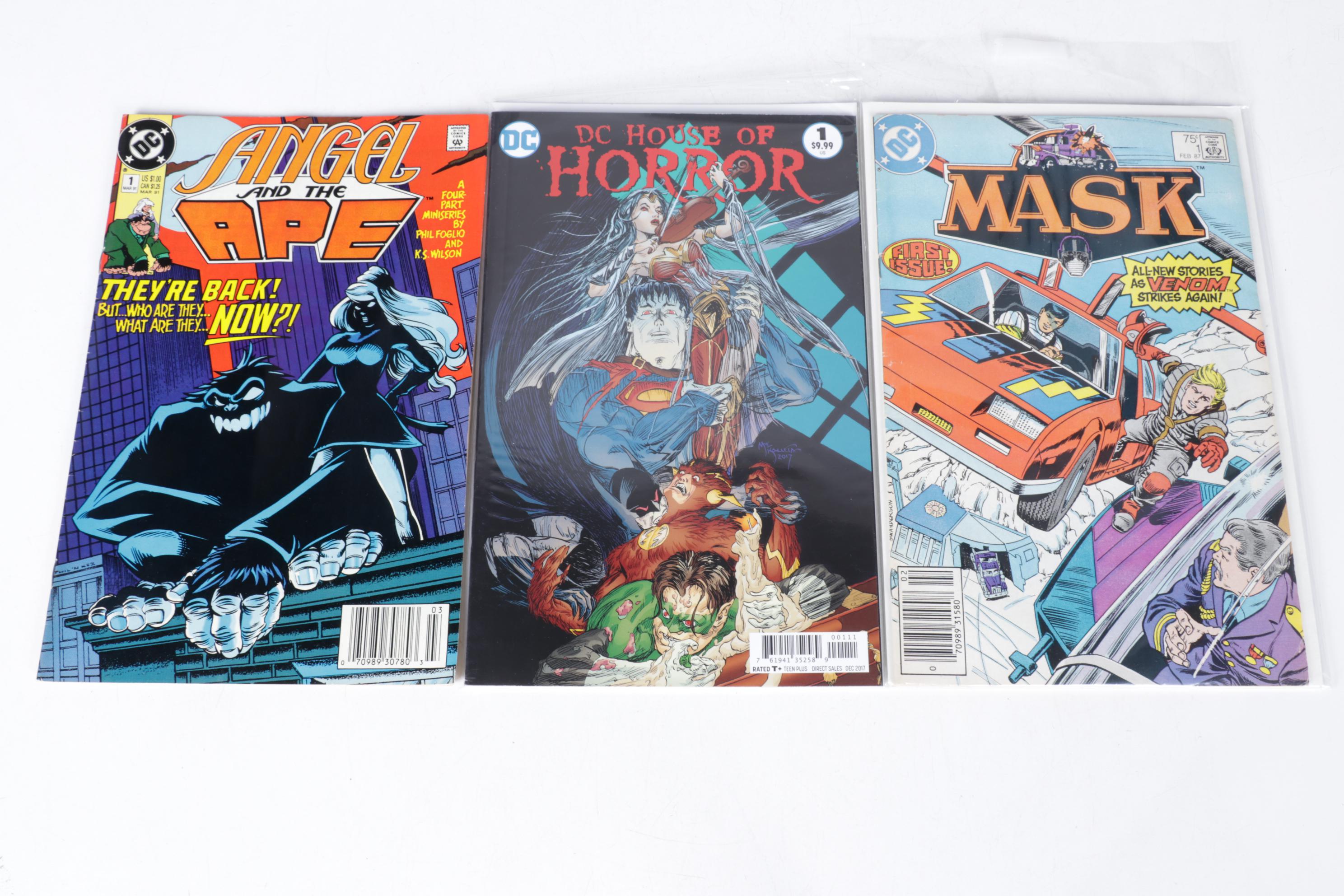 DC Comics Featuring the Justice League, MASK & Other Comic Collections