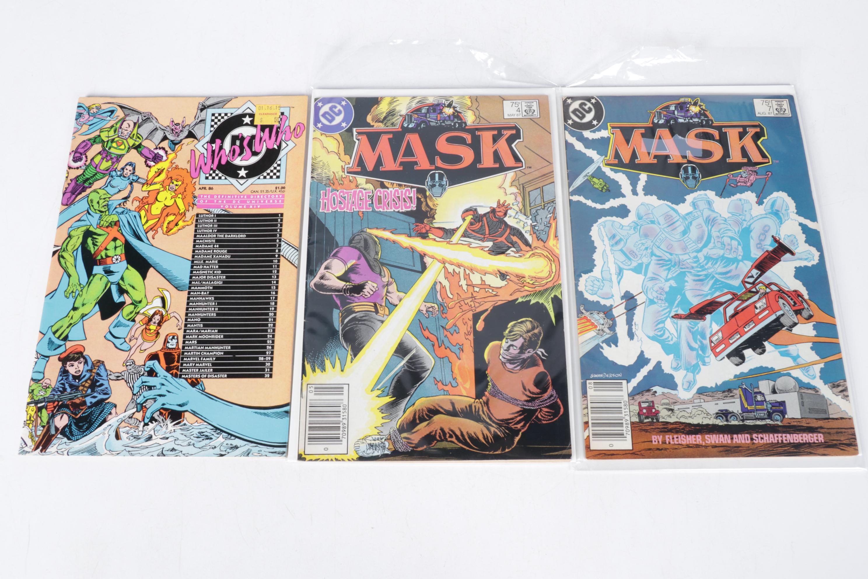 DC Comics Featuring the Justice League, MASK & Other Comic Collections