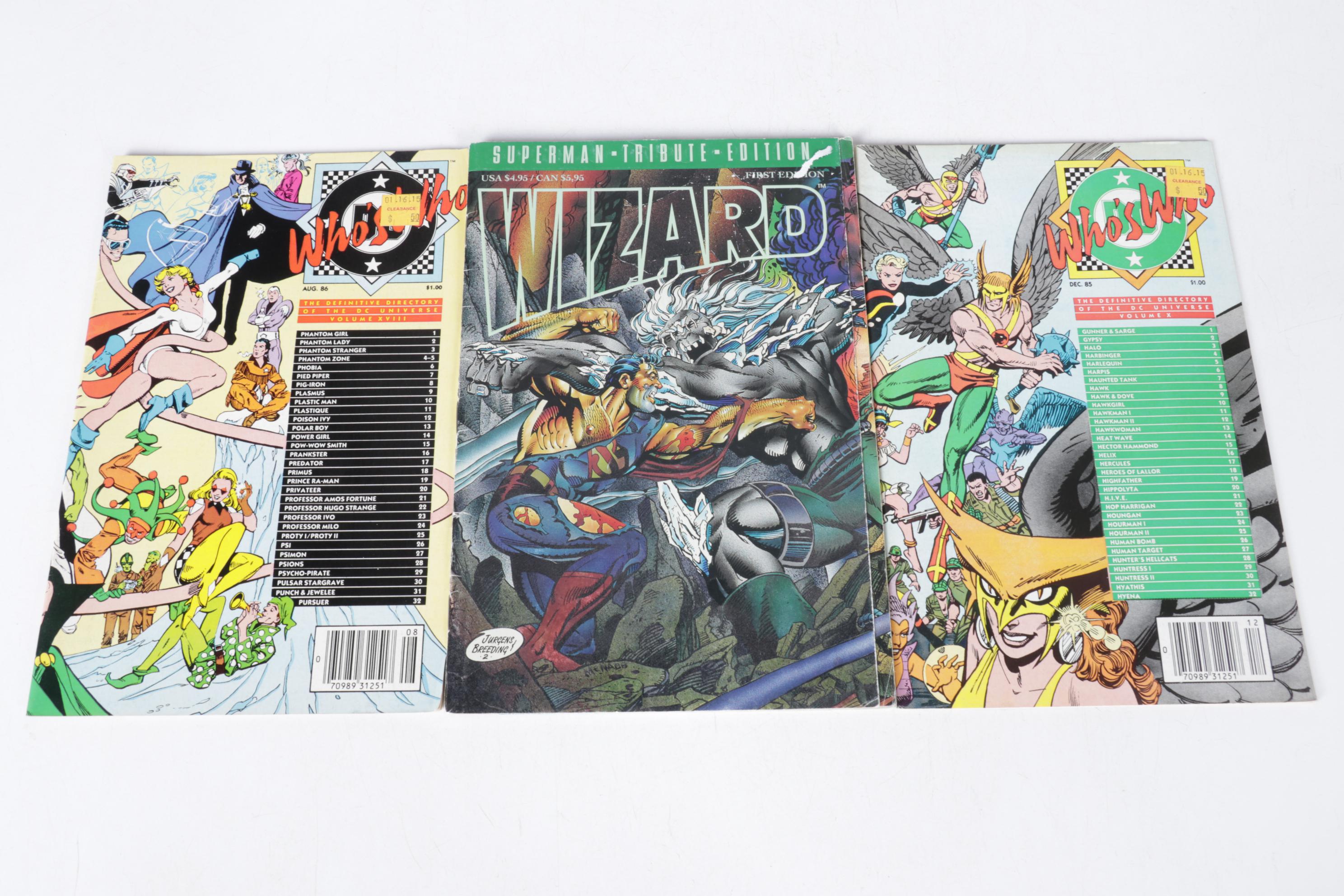 DC Comics Featuring the Justice League, MASK & Other Comic Collections