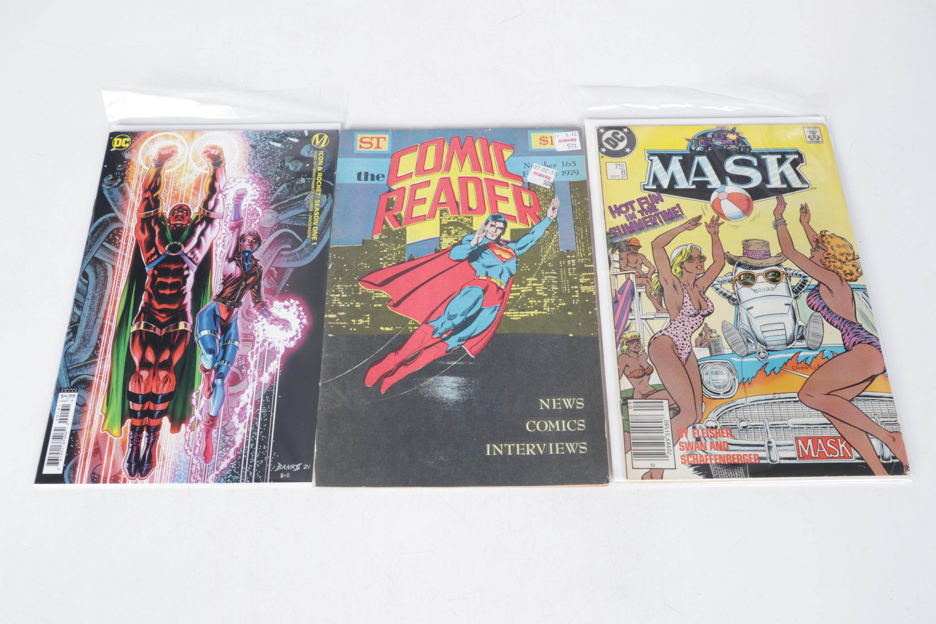 DC Comics Featuring the Justice League, MASK & Other Comic Collections