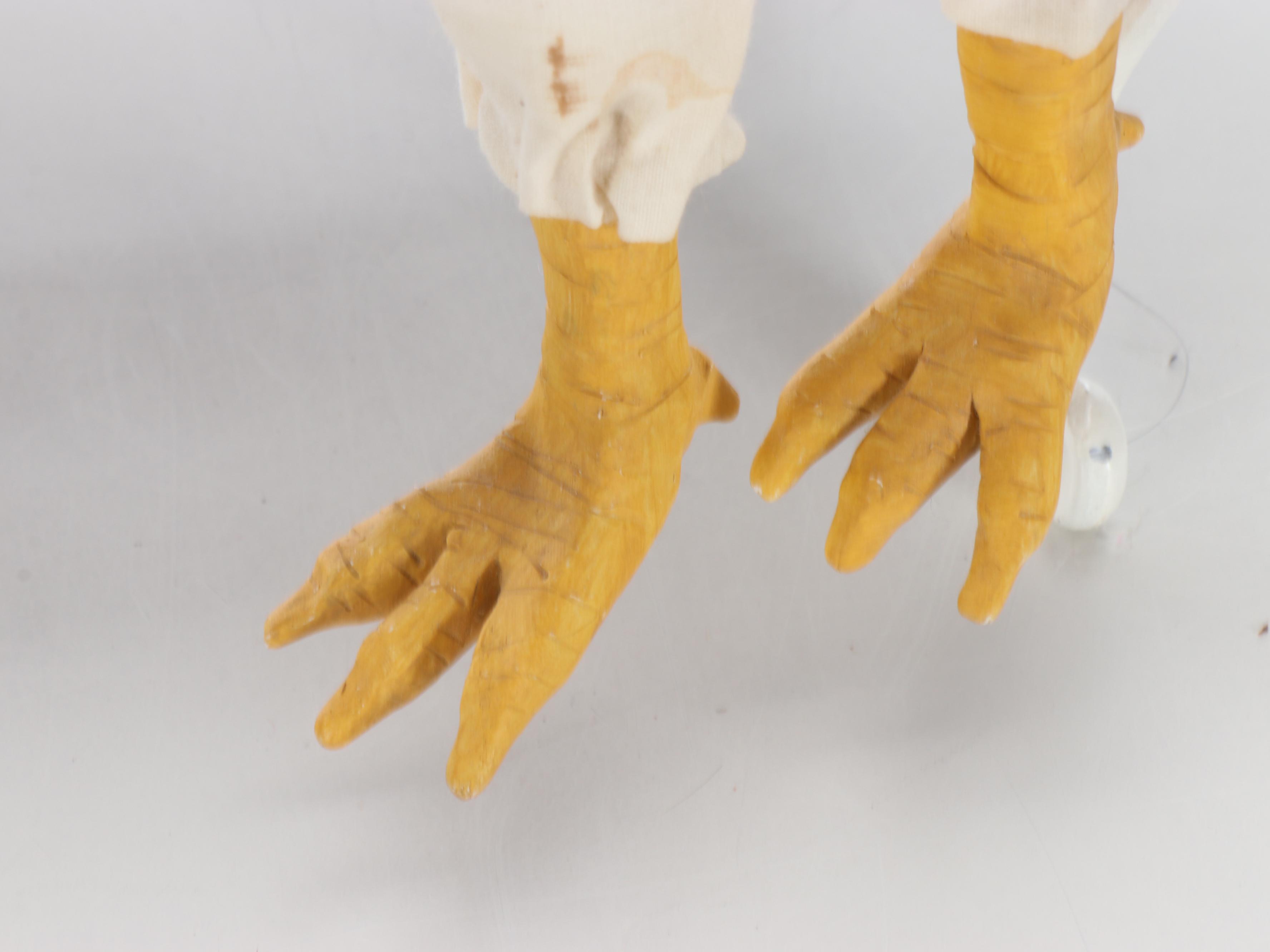 Artisan Anthropomorphic Goose Dolls with Victorian Style Doll Benches