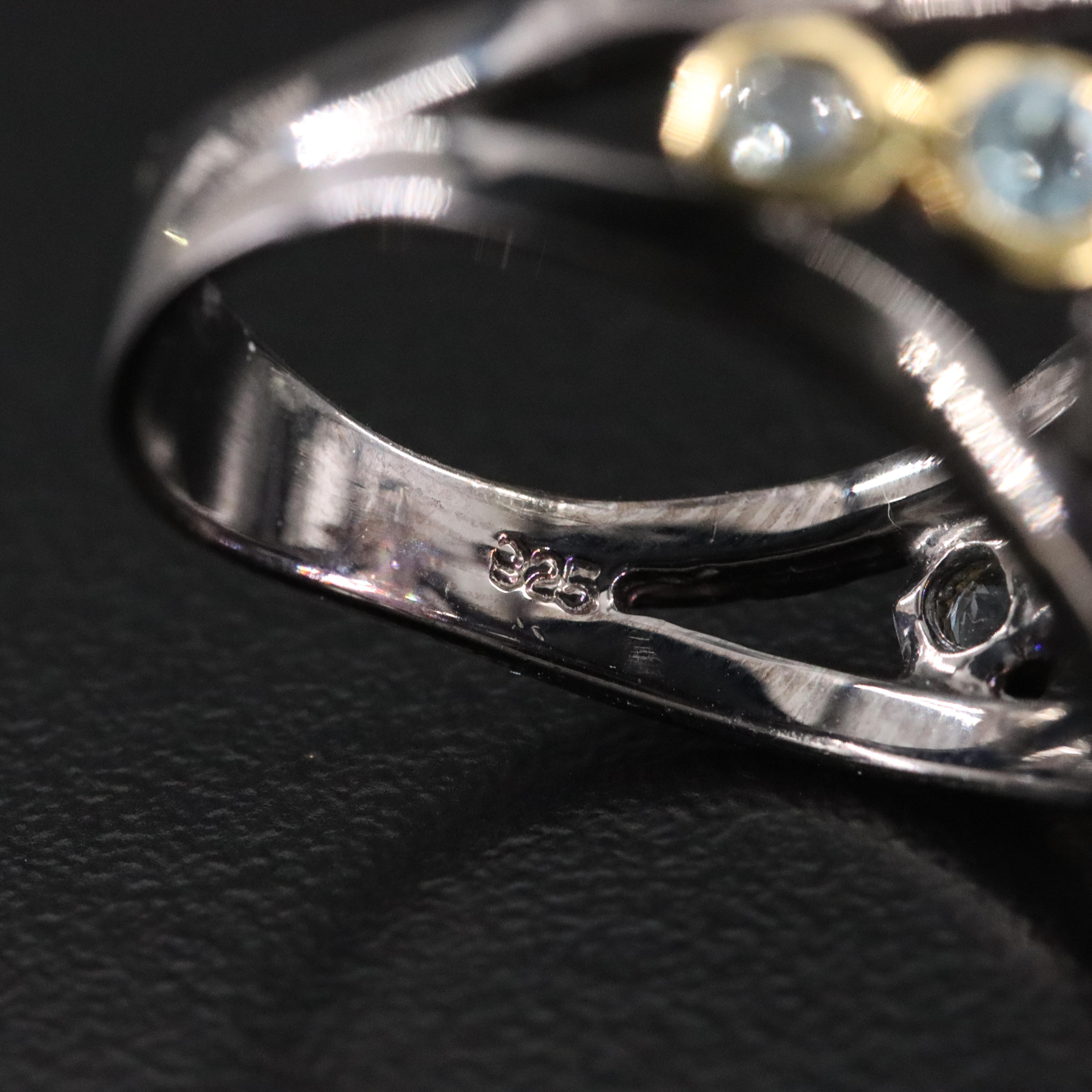 Sterling Amethyst and White Sapphire Ring