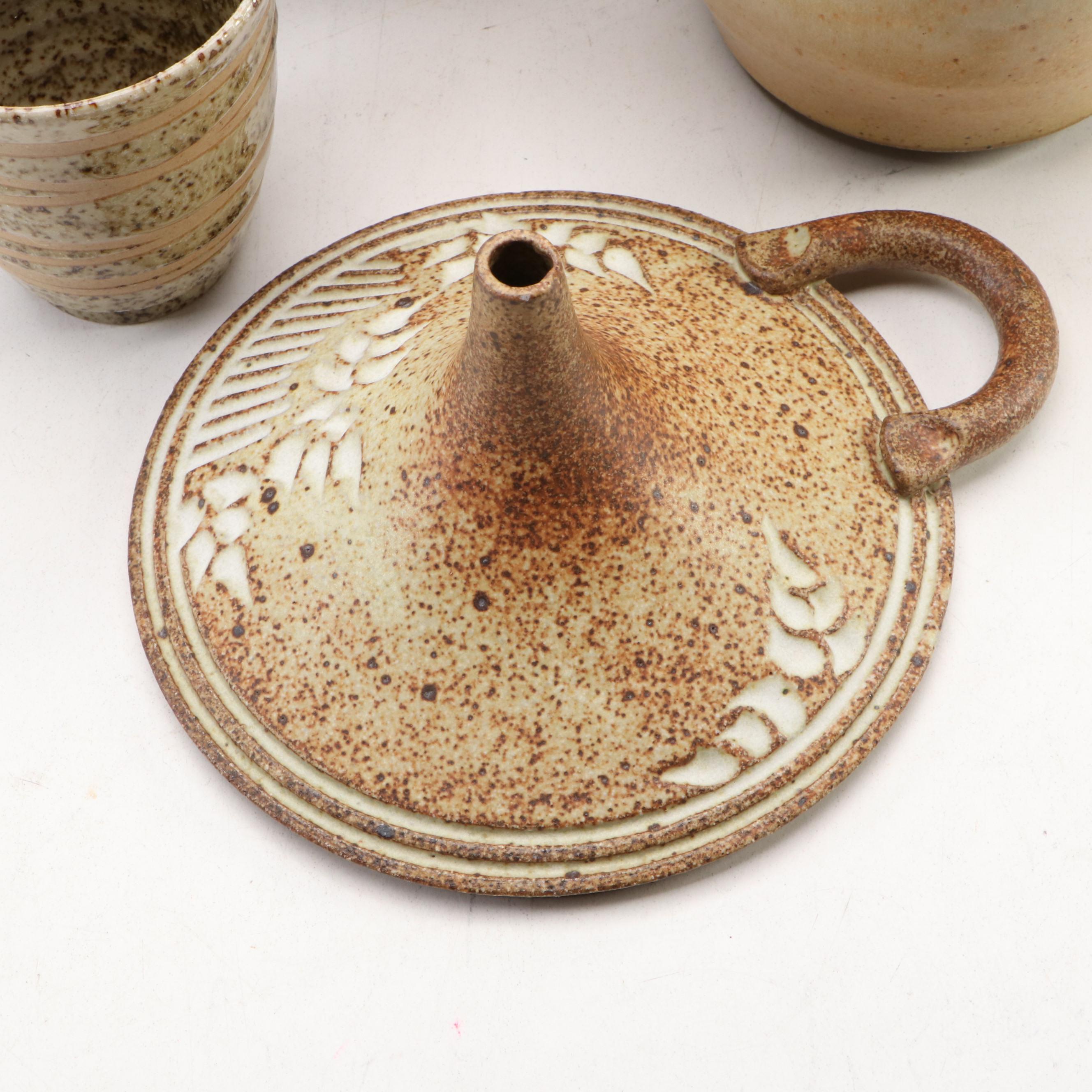 Pottery Craft, Tom's Thumb with Other Cups, Vases, Bowl and More