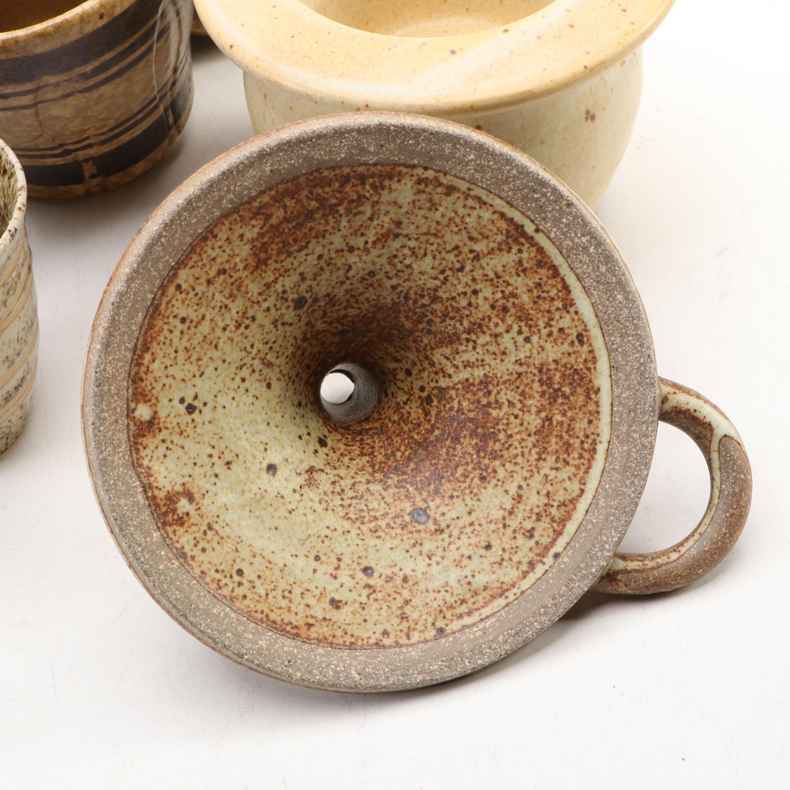 Pottery Craft, Tom's Thumb with Other Cups, Vases, Bowl and More