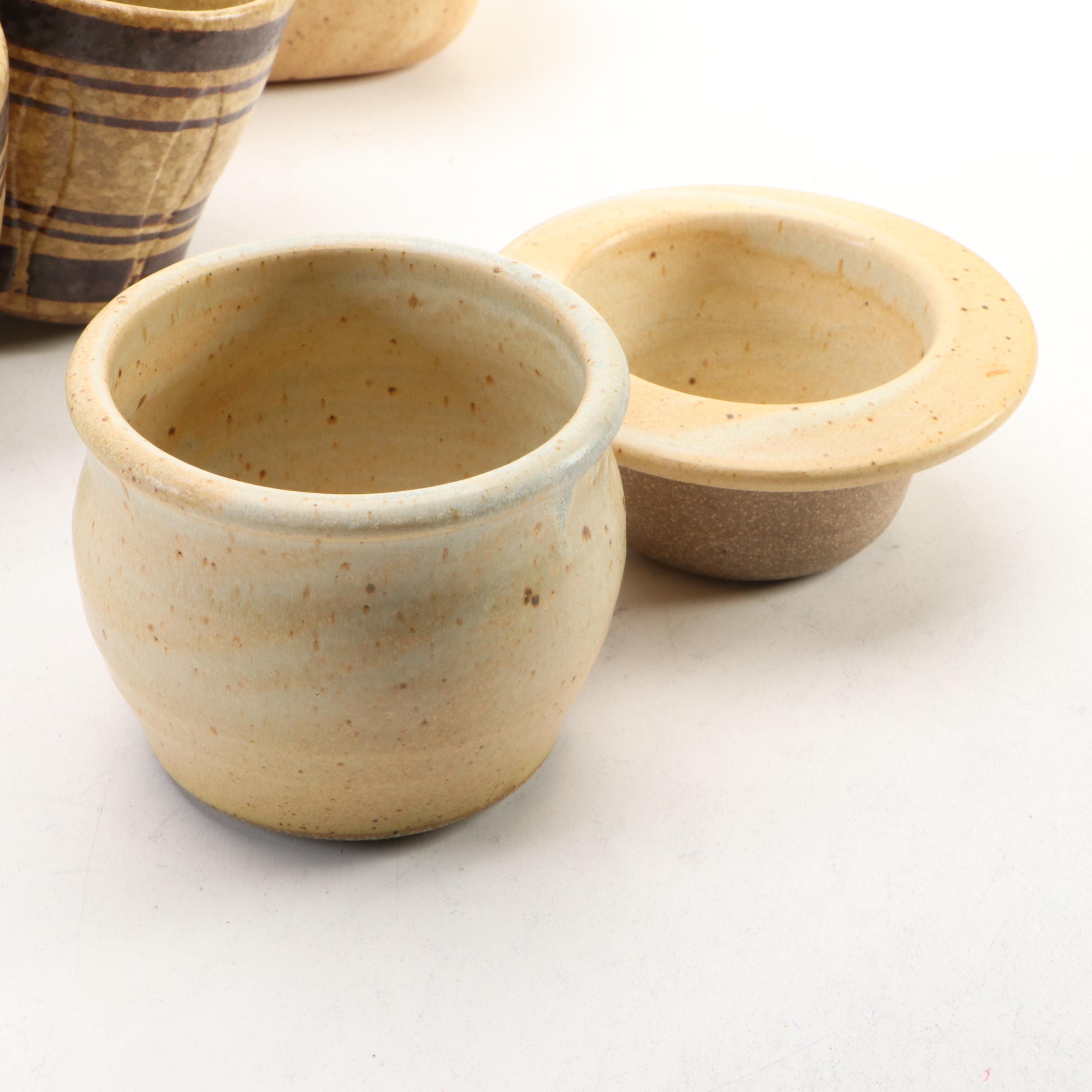 Pottery Craft, Tom's Thumb with Other Cups, Vases, Bowl and More